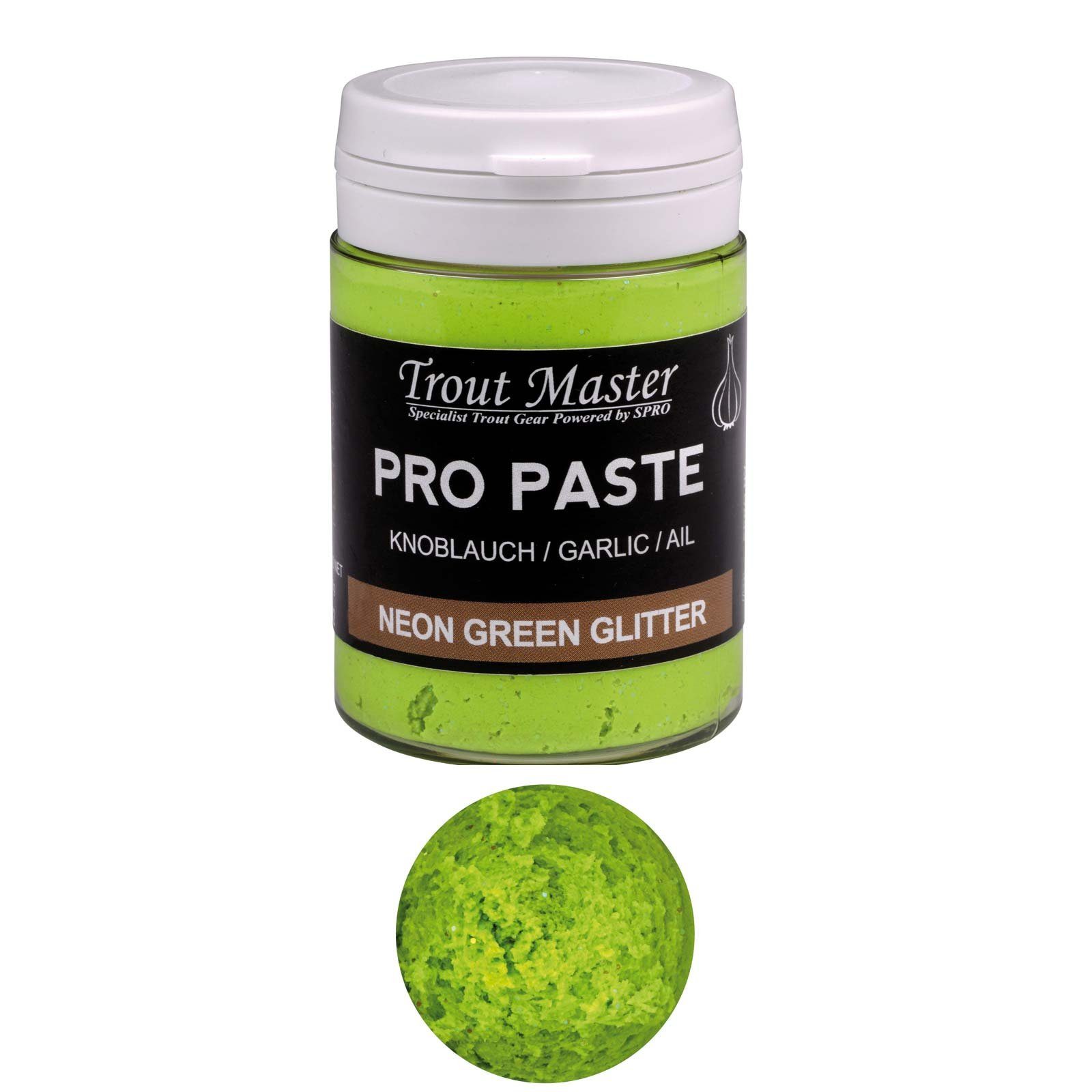 Trout Spro SPRO Pro GreenGlitter Master Paste Kunstköder, Neon Forellenteig