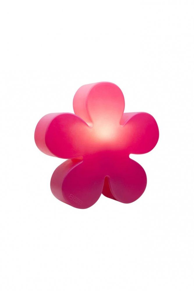 8 seasons design Dekolicht 8 seasons - Motivleuchte Shining Flower Durchmesser 40 cm pink Solar