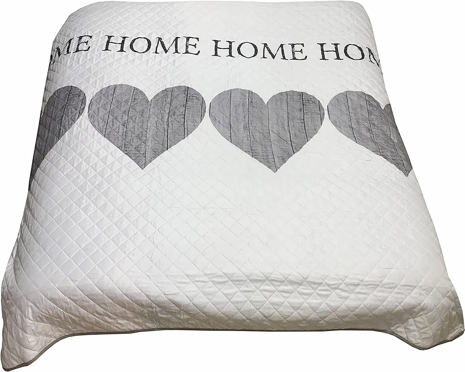 One Home Tagesdecke Herzen Home, gesteppt, günstig online kaufen