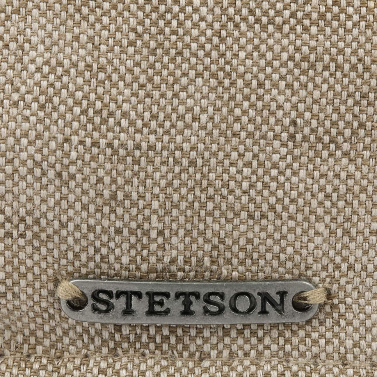 Stetson Flat Cap (1-St) Schirmmütze Schirm, beige-meliert in EU the Made mit