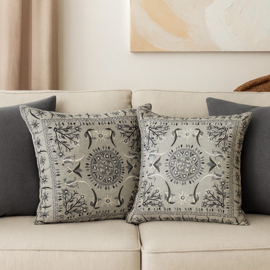 Marrakesch Orient & Mediterran Interior Zierkissen 2er Set Kissenbezug Hand günstig online kaufen