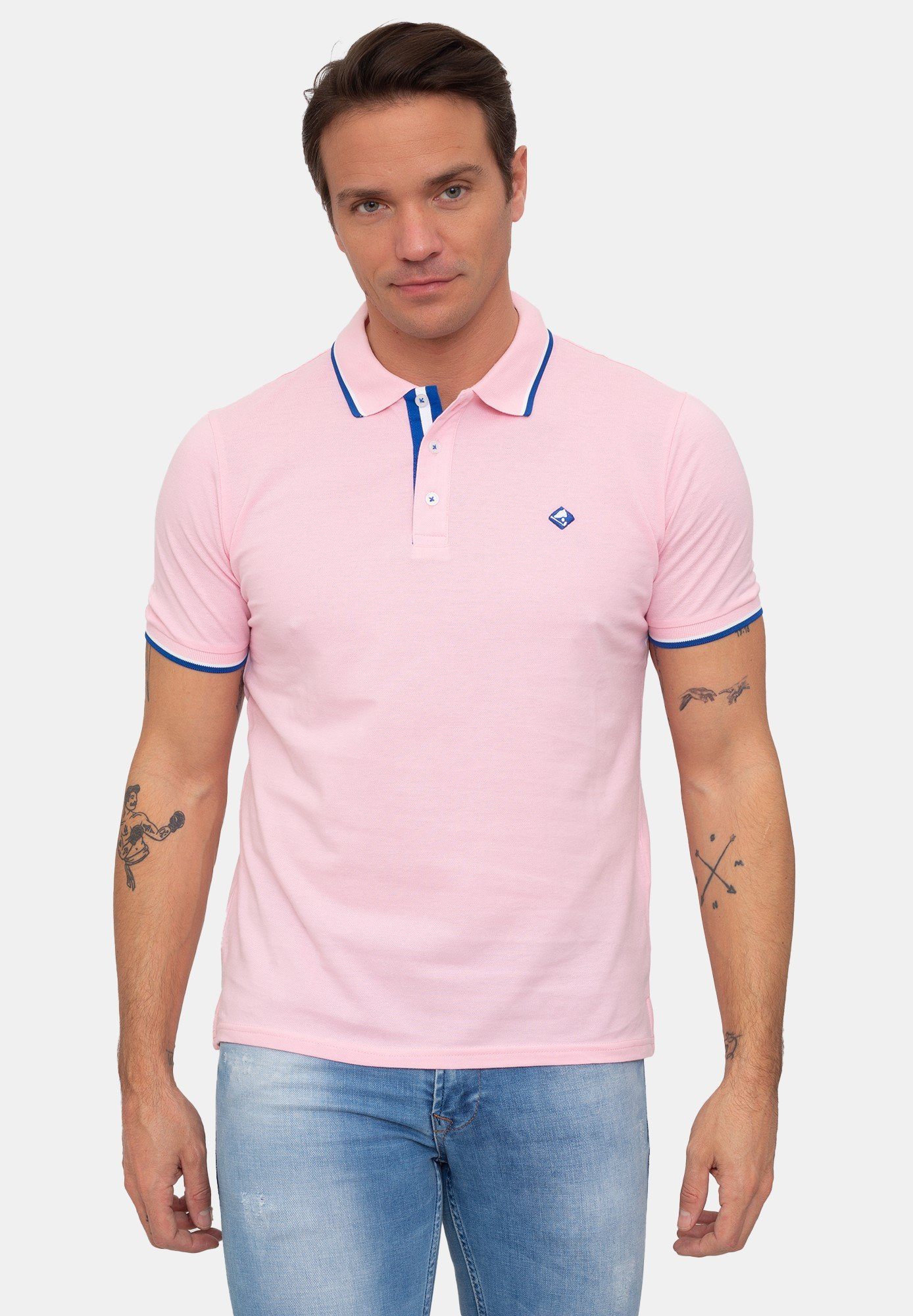 Sir Raymond Pink Powder Poloshirt Tailor Marcus