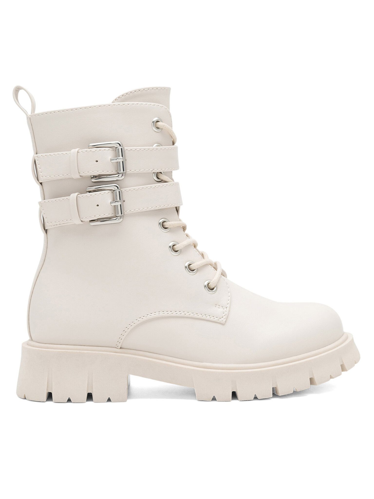 DeeZee DeeZee Schnürschuhe Mädchen CS5907-02 Beige Schnürschuh