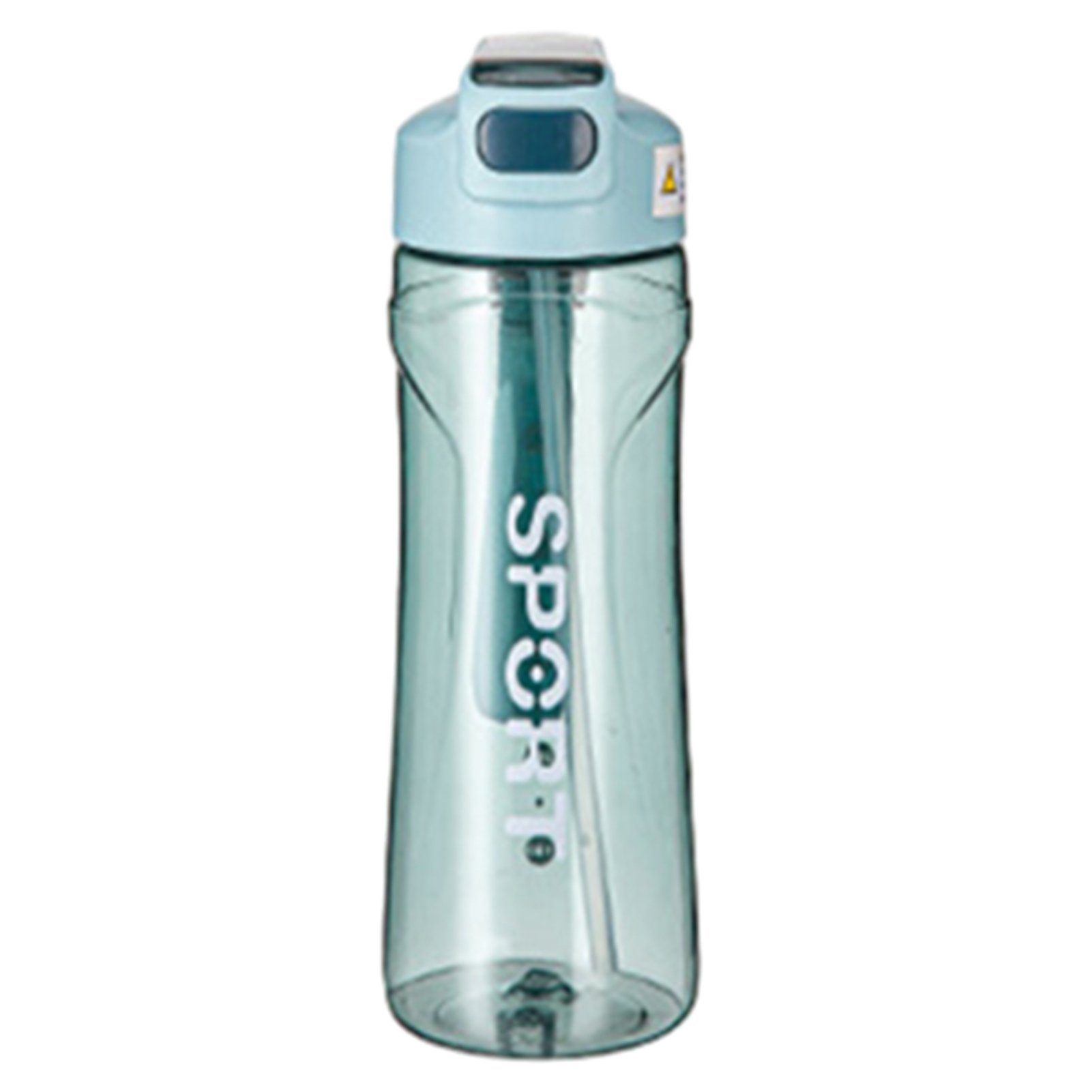 Blusmart Trinkflasche 700 Ml/800 Ml Personalisierter Stroh-Sport-Wasserbecher, Trinkflasche sky blue 800ml