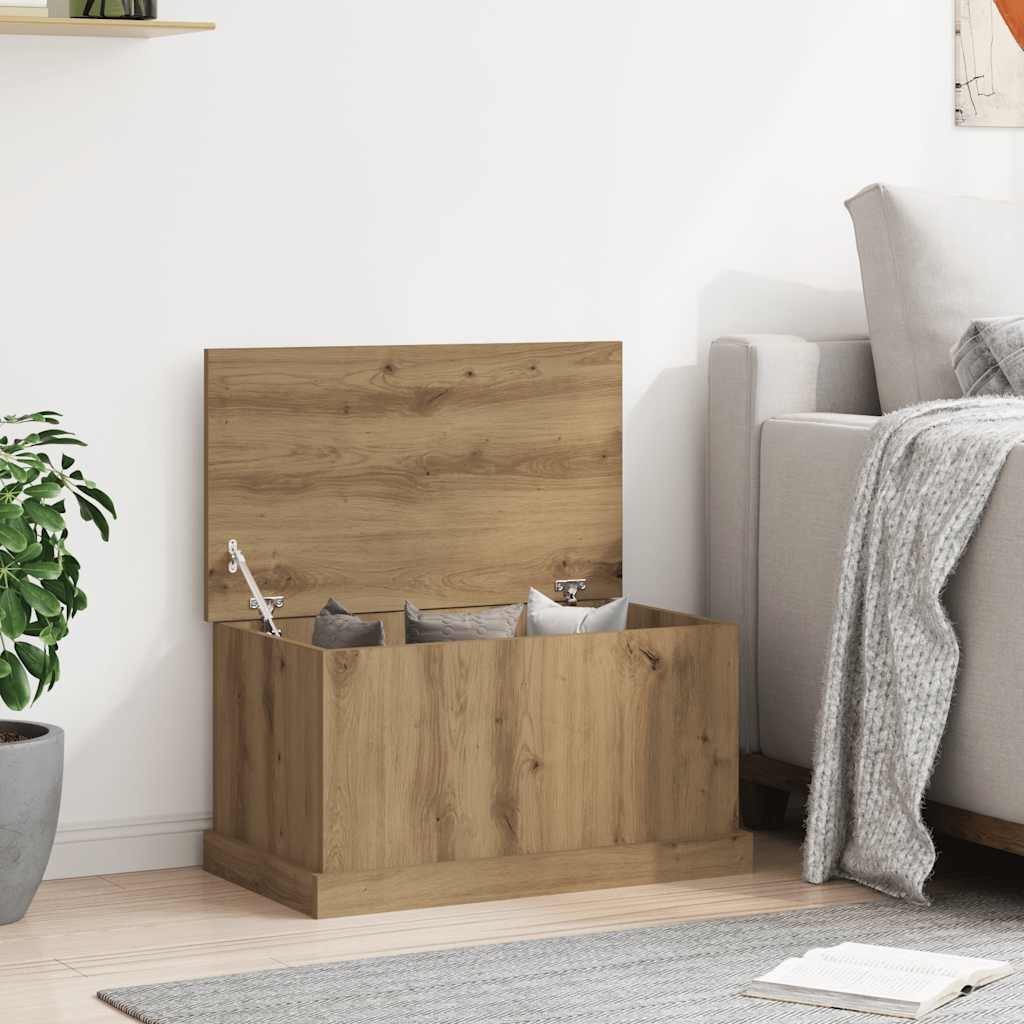 vidaXL Aufbewahrungsbox Aufbewahrungstruhe Artisan-Eiche 70x40x38 cm günstig online kaufen