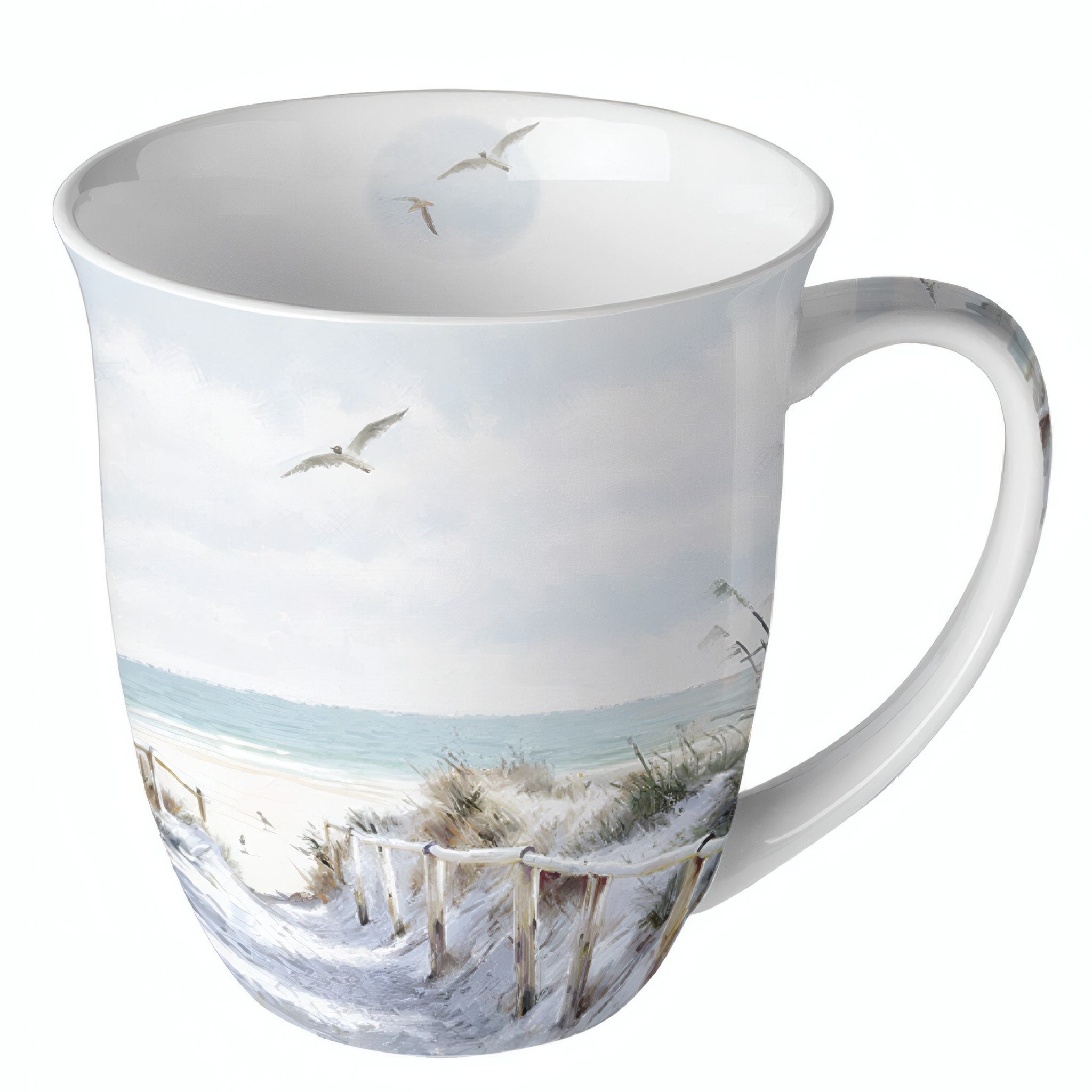 Ambiente® Tasse Tasse Beach 0,4 l, Porzellan