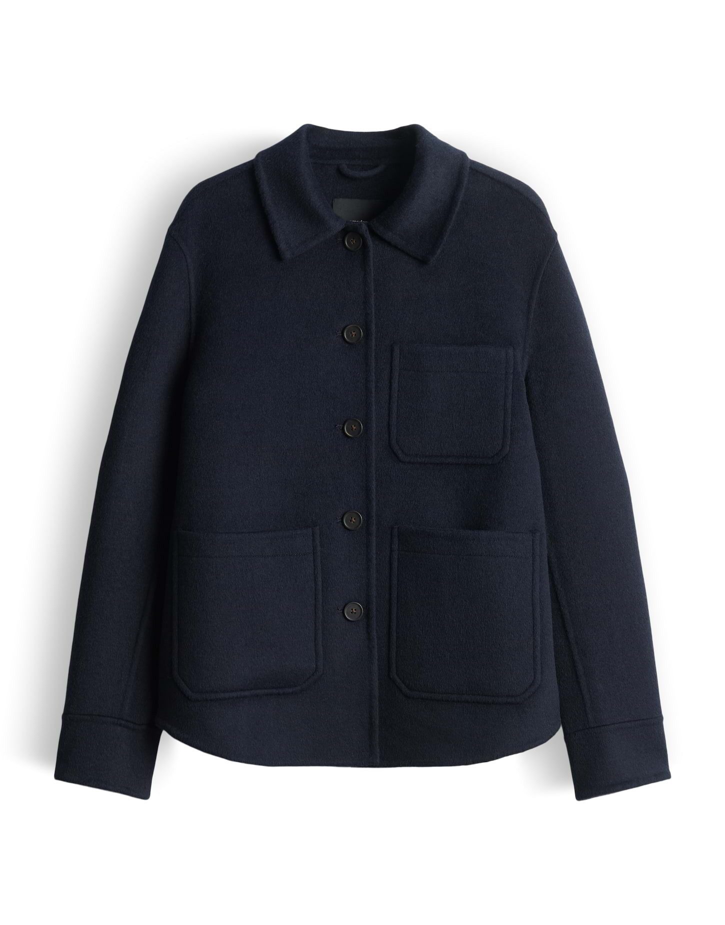 someday Wolljacke NATTA Regular im Overshirt Stil lockere Passform, gerader Schnitt, gekämmte Oberfläche, Woll-Optik