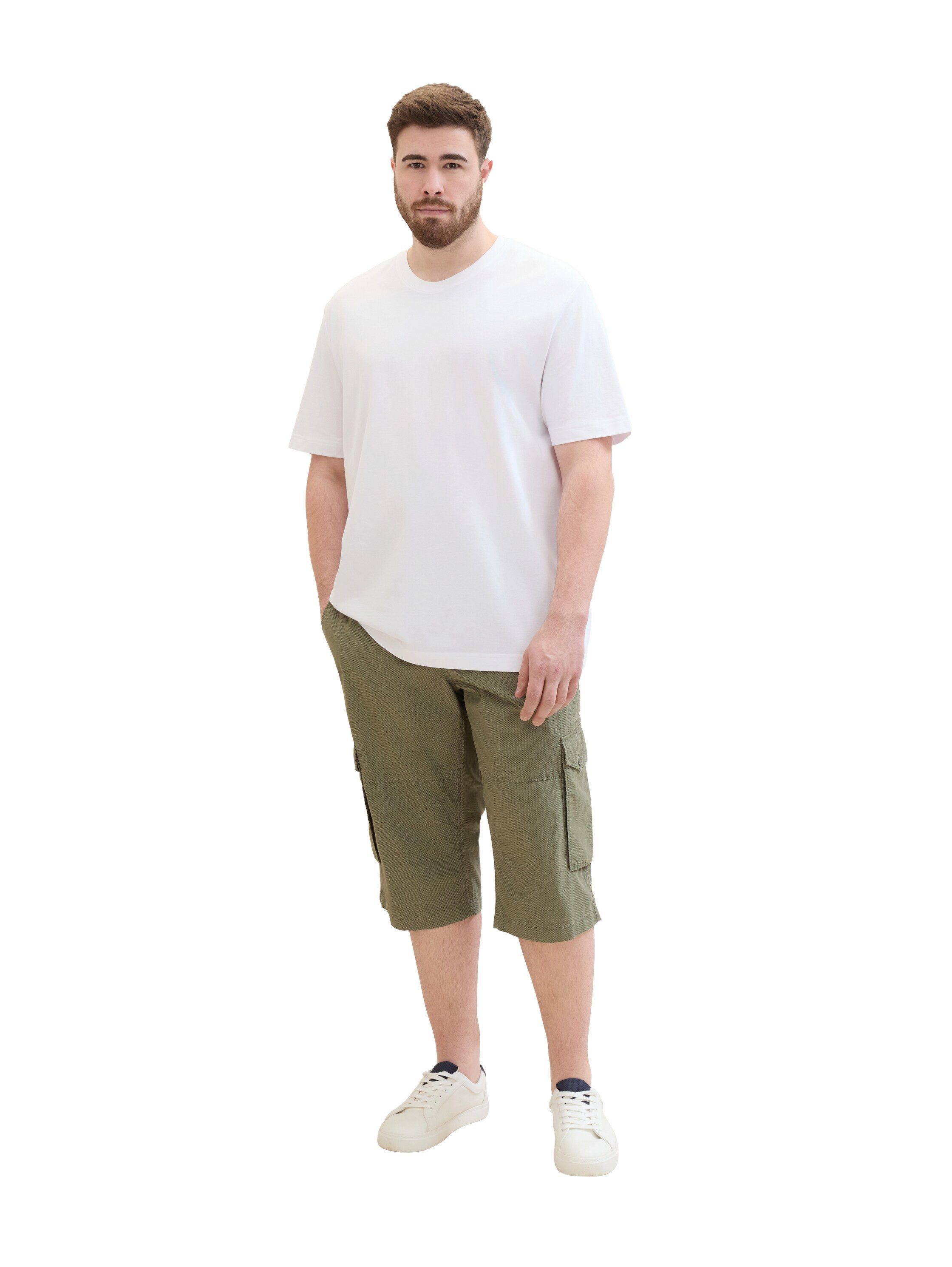 TOM TAILOR PLUS 3/4-Hose mit Cargo-Taschen