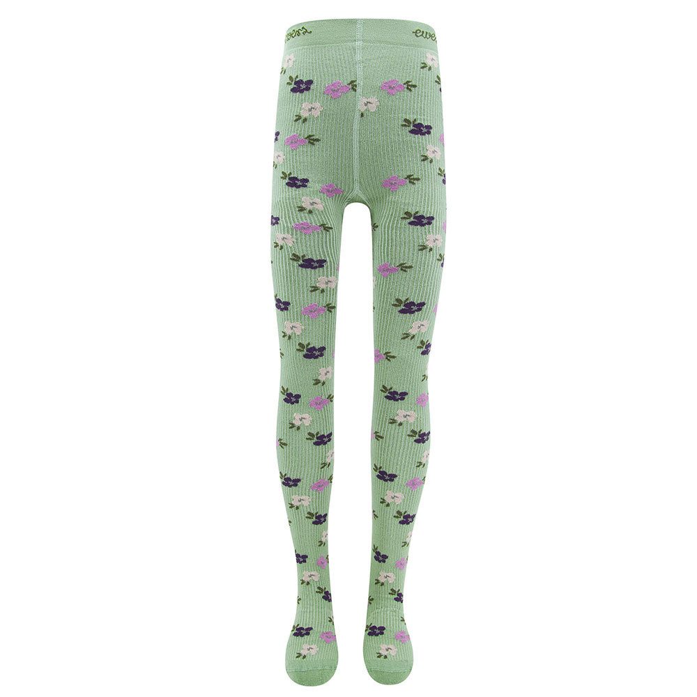 Ewers Strumpfhose Strumpfhose 2er Pack Blümchen (2 St. 2er-Set) 65% Baumwolle, 32% Polyamid, 3% Elasthan