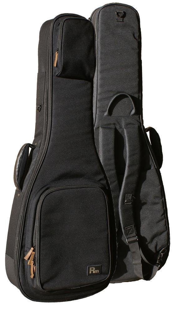 Rainbow Musical Gitarrentasche Luxus-Tasche für Westerngitarre, mit 30mm Polsterung und vielen Zubehörfächern