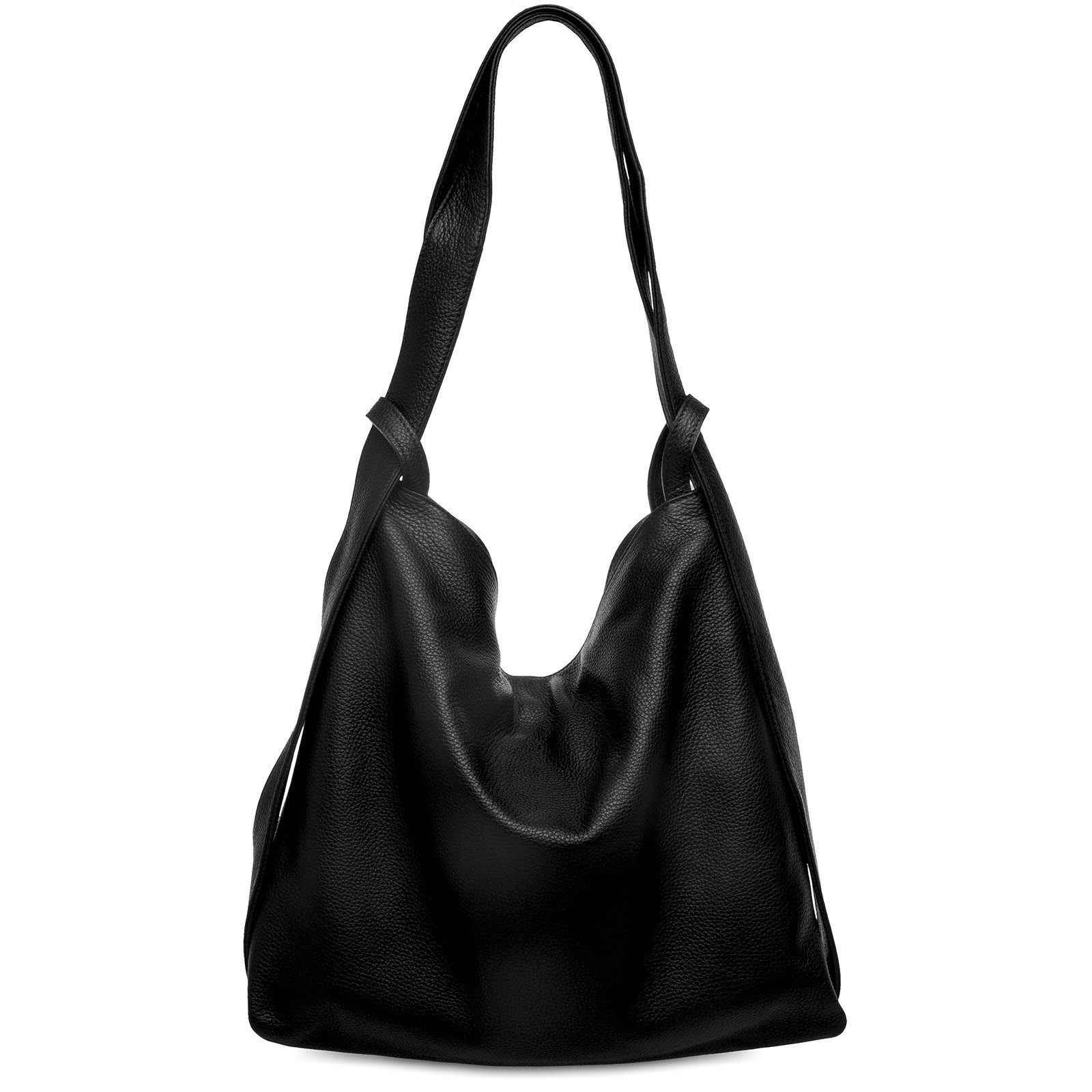 Caspar Schultertasche TL786 Damen Leder 2 günstig online kaufen