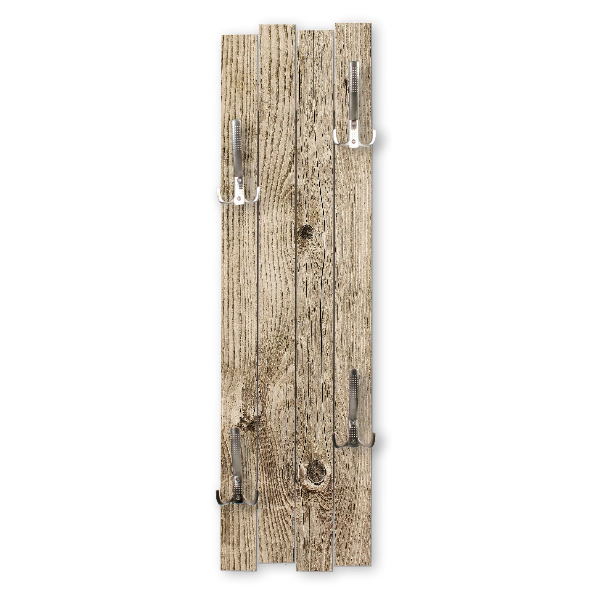 Kreative Feder Wandgarderobe Wand-Garderobe „Altes Holz günstig online kaufen