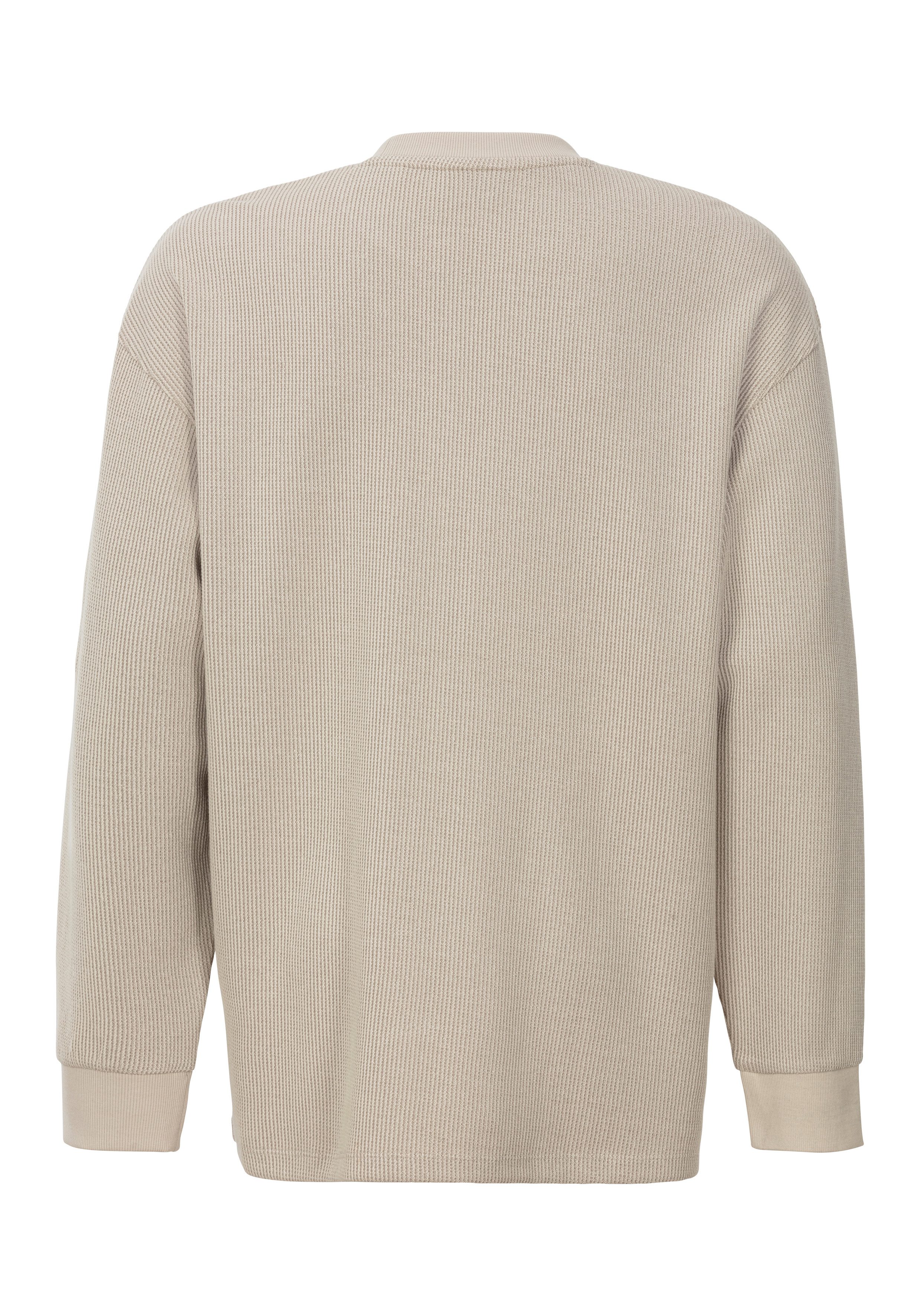 HUGO Blue Langarmshirt Nuwolo mit Logo-Badge günstig online kaufen