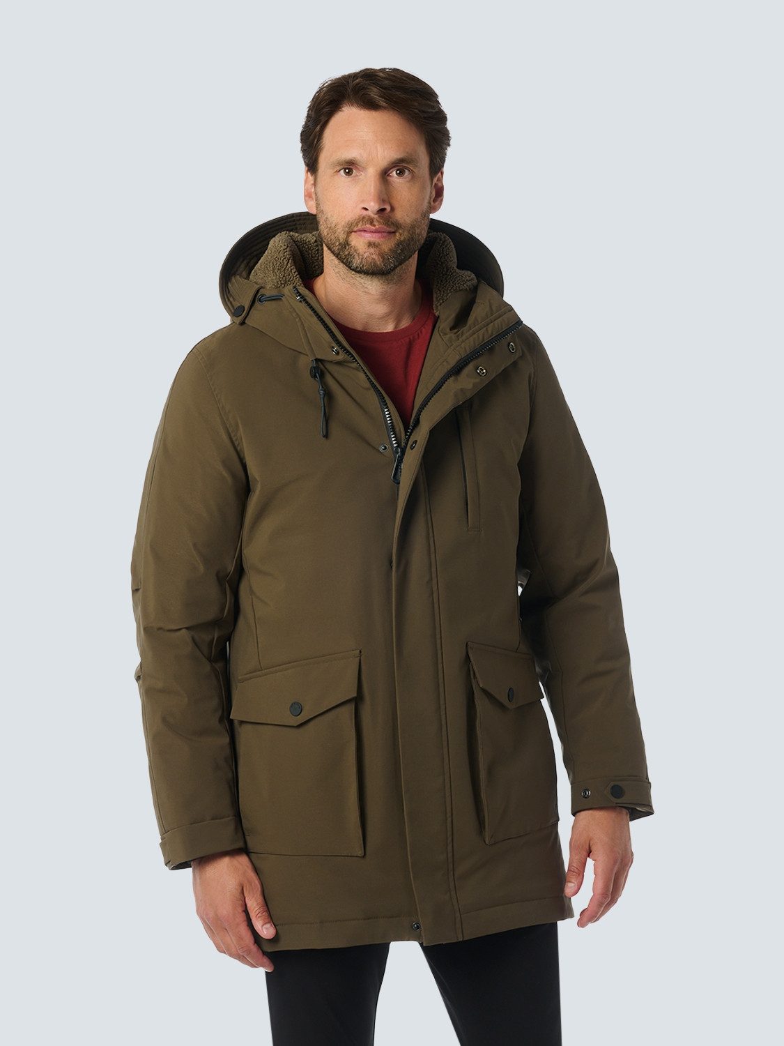 NO EXCESS Winterjacke mit Kapuze