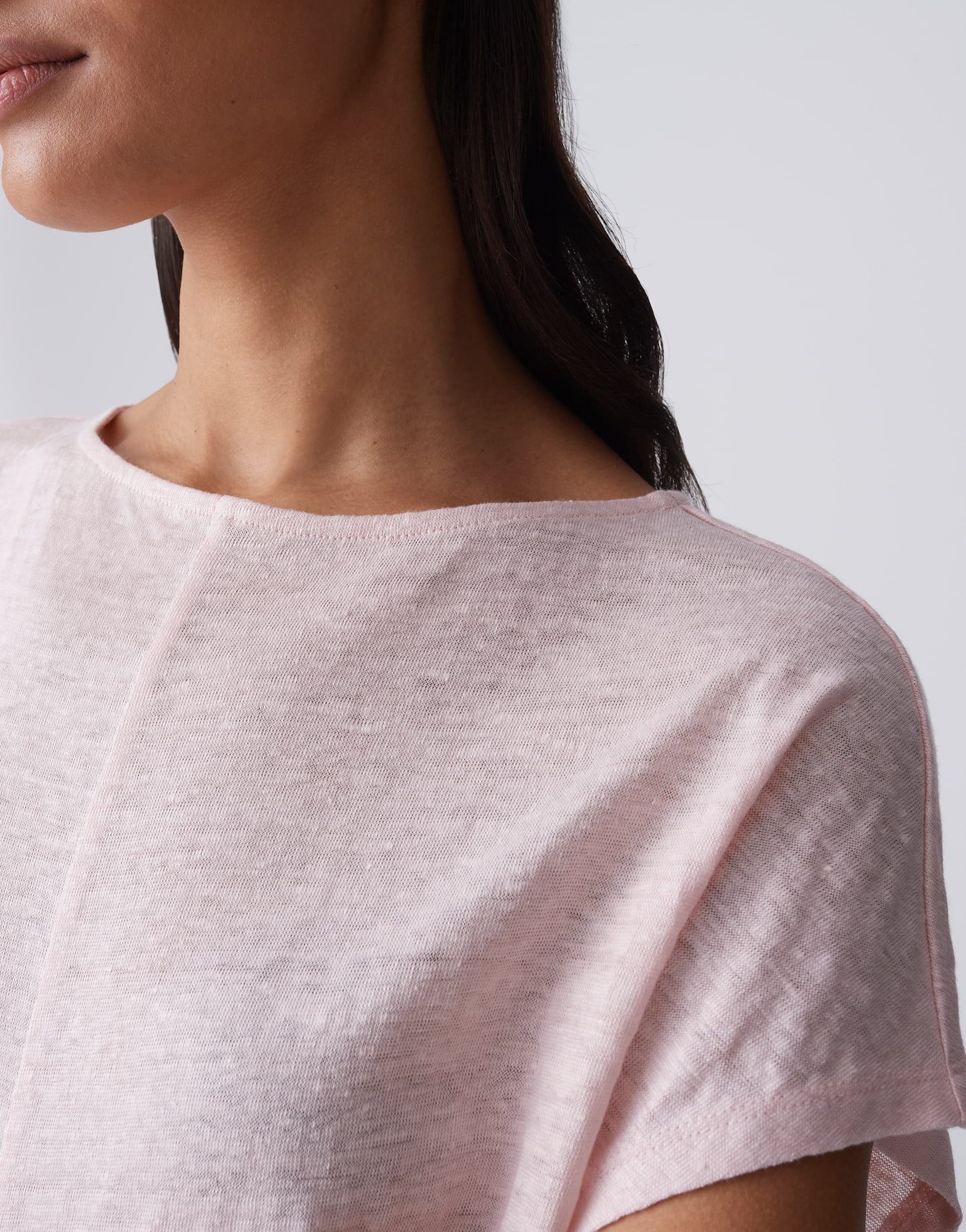 OPUS Kurzarmshirt Sutol aus Jersey mit Leinenstruktur Seitenschlitze sorgen für angenehme Bewegungsfreiheit – Bild 4 von 5