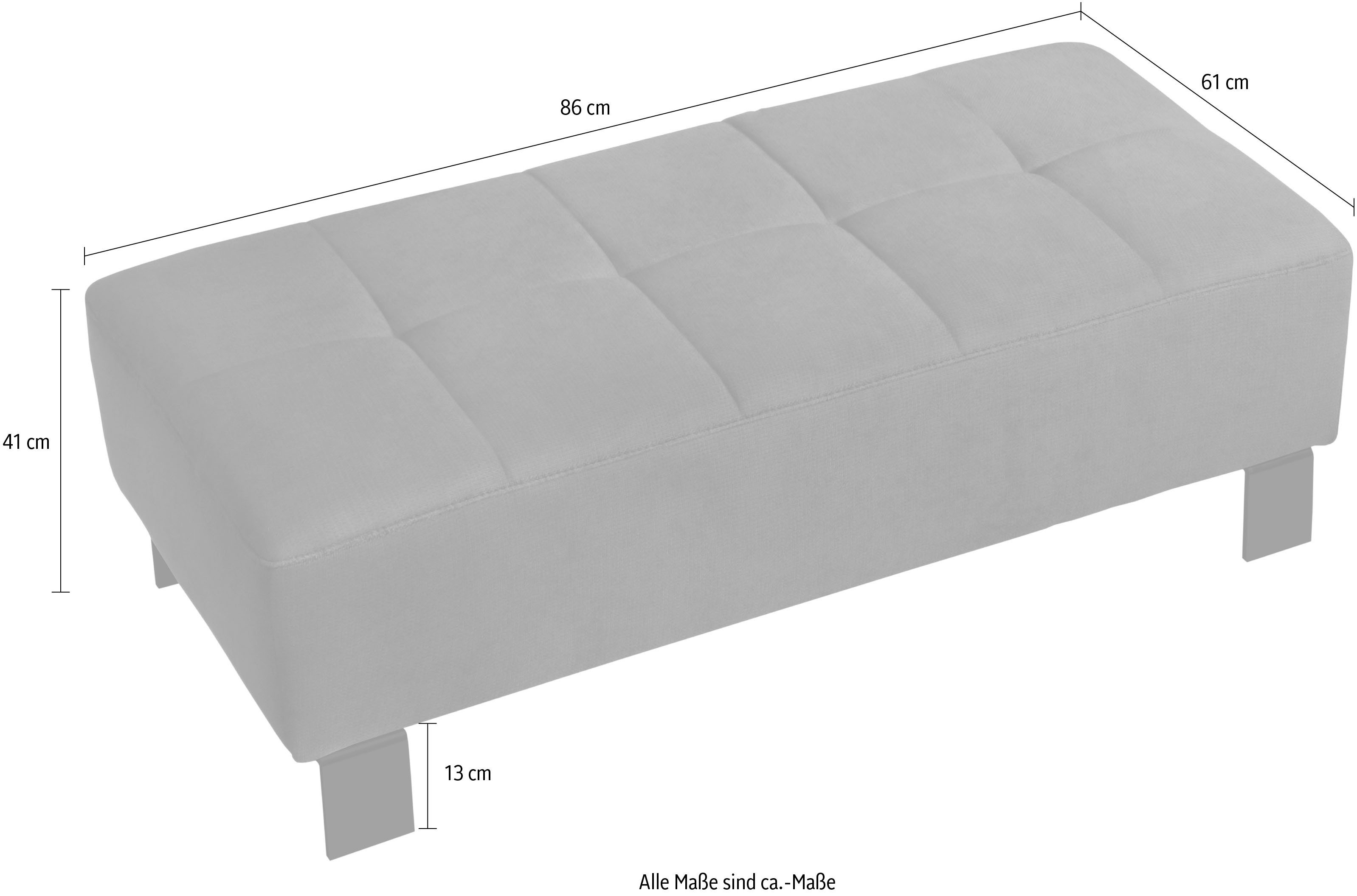 alina Sitzhocker Royce, 86 cm breit und 61 cm tief