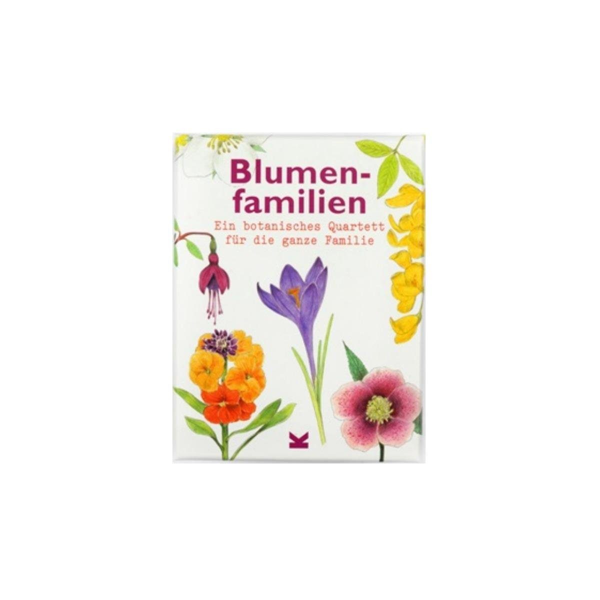 Laurence King Spiel, Familienspiel 440077 - Quartett - Blumenfamilien - 2+ Spieler, ab 6..., Lernspiel