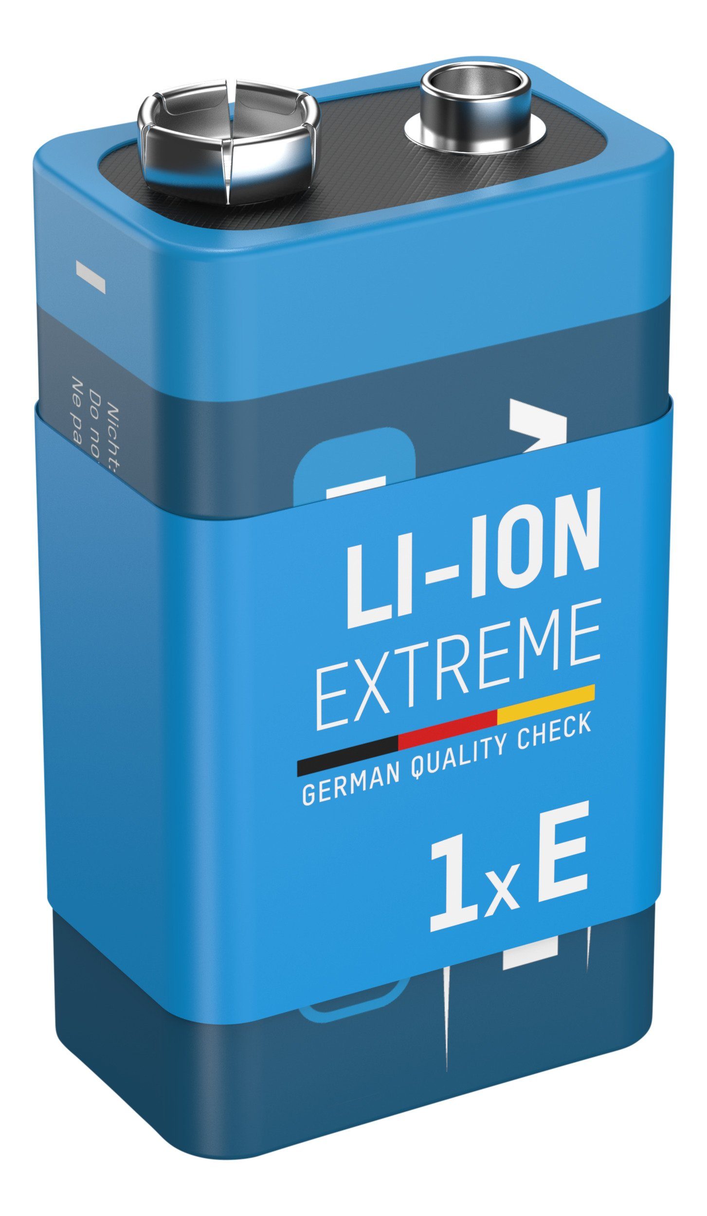 ANSMAN Batterien 9V E-Block Extreme Lithium – hohe Kapazität (1 Stück) Batterie