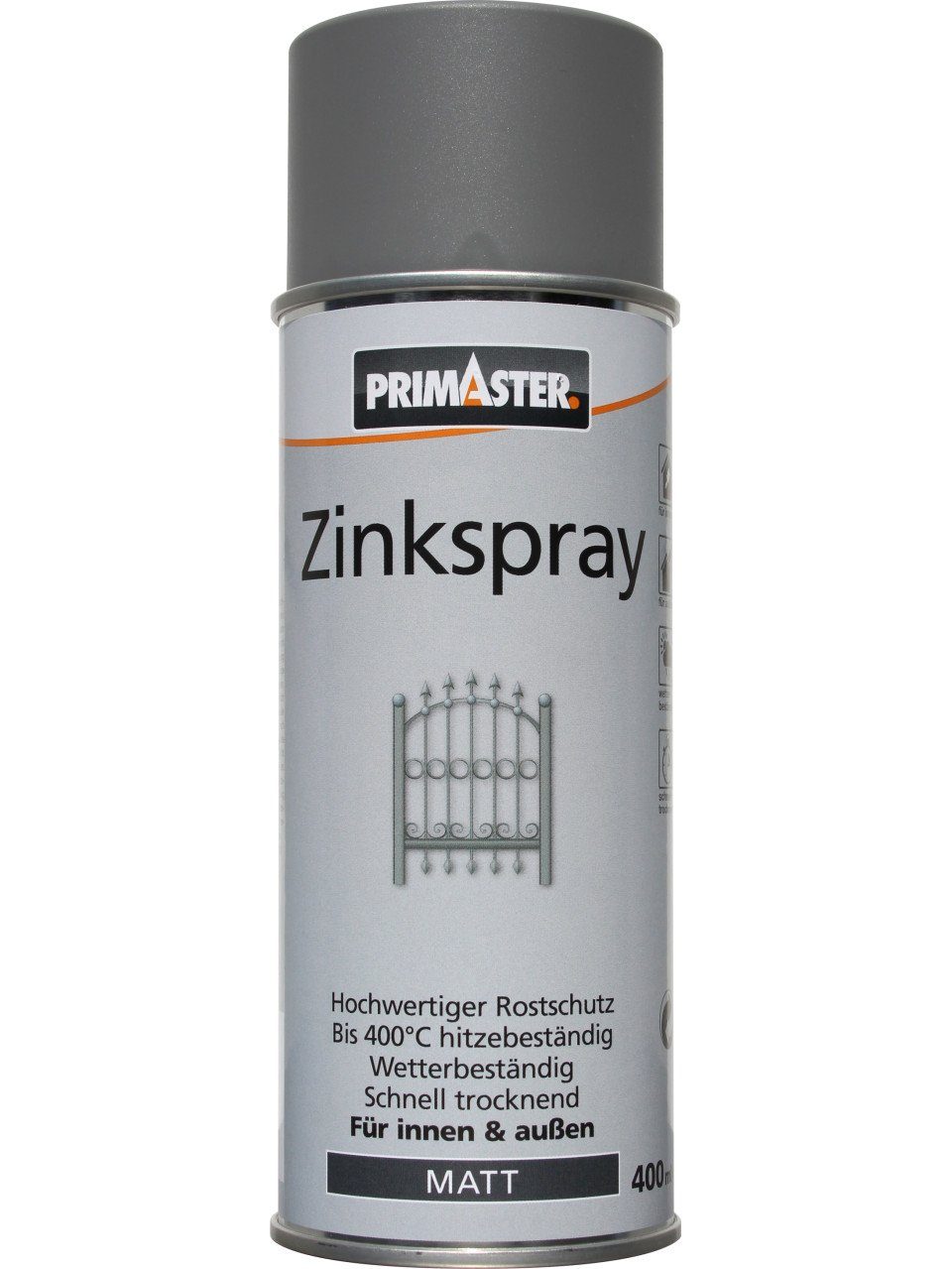 Primaster Sprühlack Primaster Zinkspray 400 ml matt