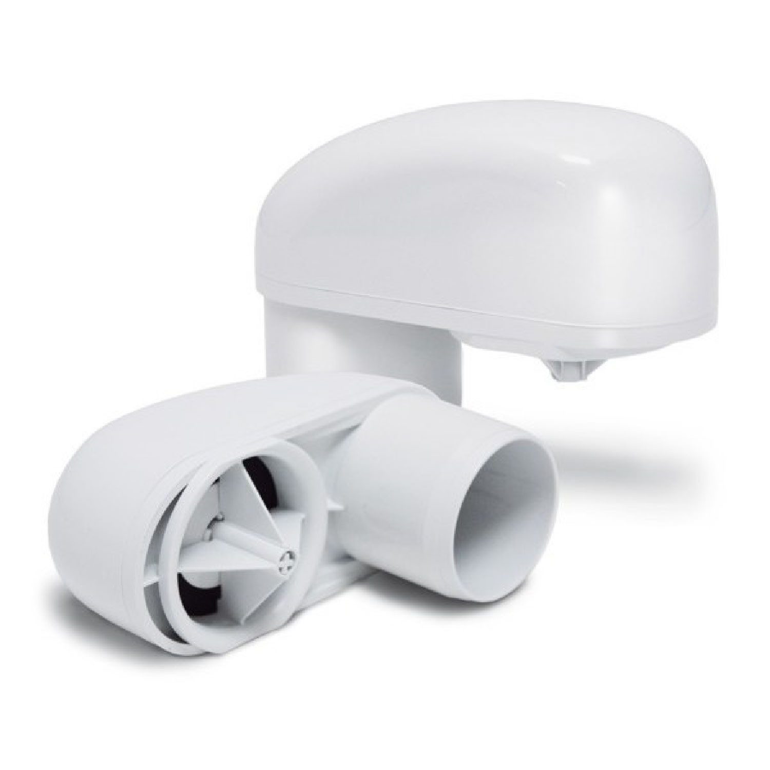 DURGO Dachdurchführung Belüftungsventil DN50 Plus Entlüftungsventil Belüfter Vorwandlüfter, ABS