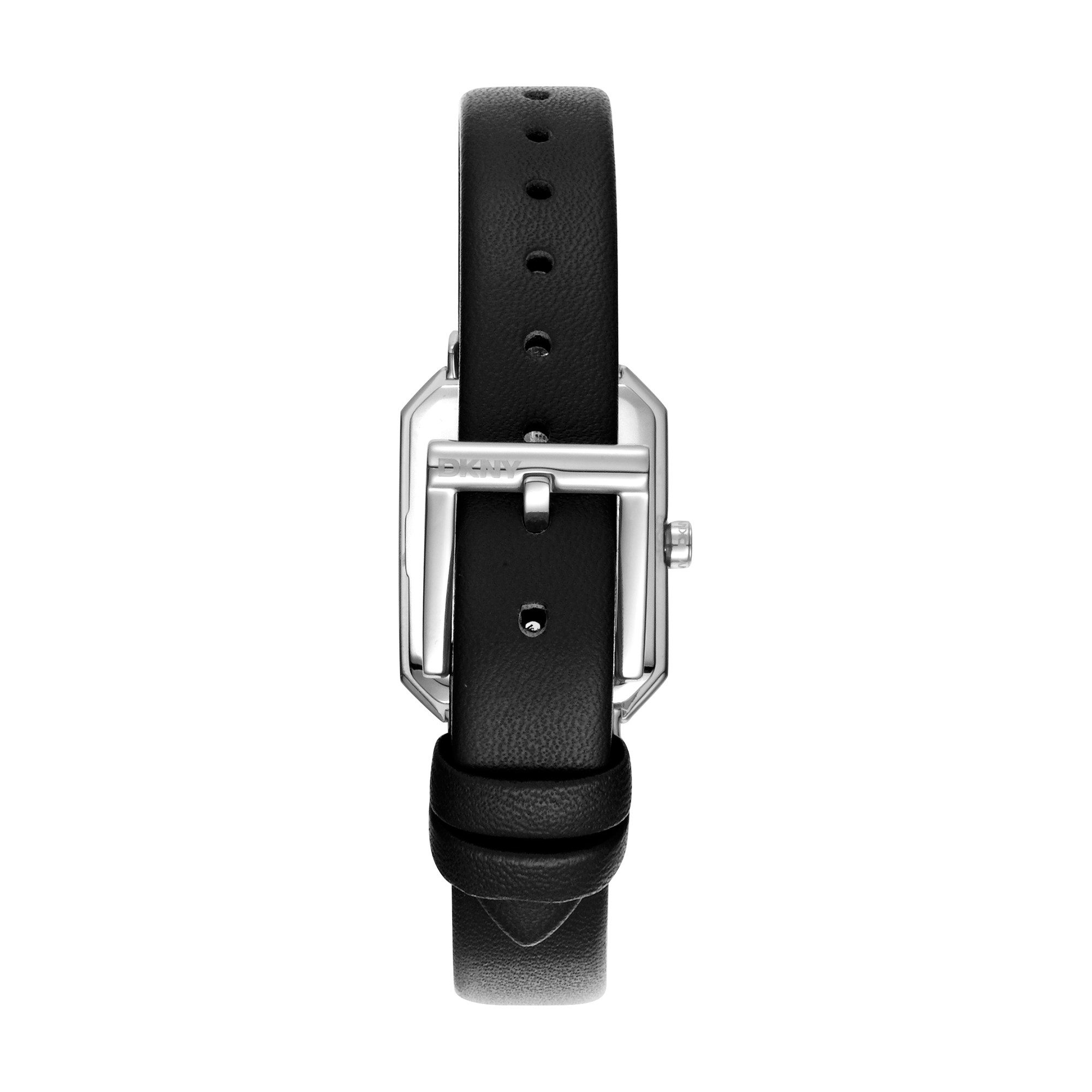DKNY Quarzuhr Uptown Midi DK1L076L0015, Armbanduhr, Damenuhr, Lederarmband, analog