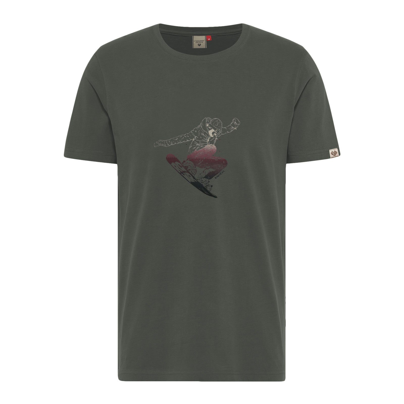 Ragwear T-Shirt Rogger mit coolem Snowboard-Print günstig online kaufen