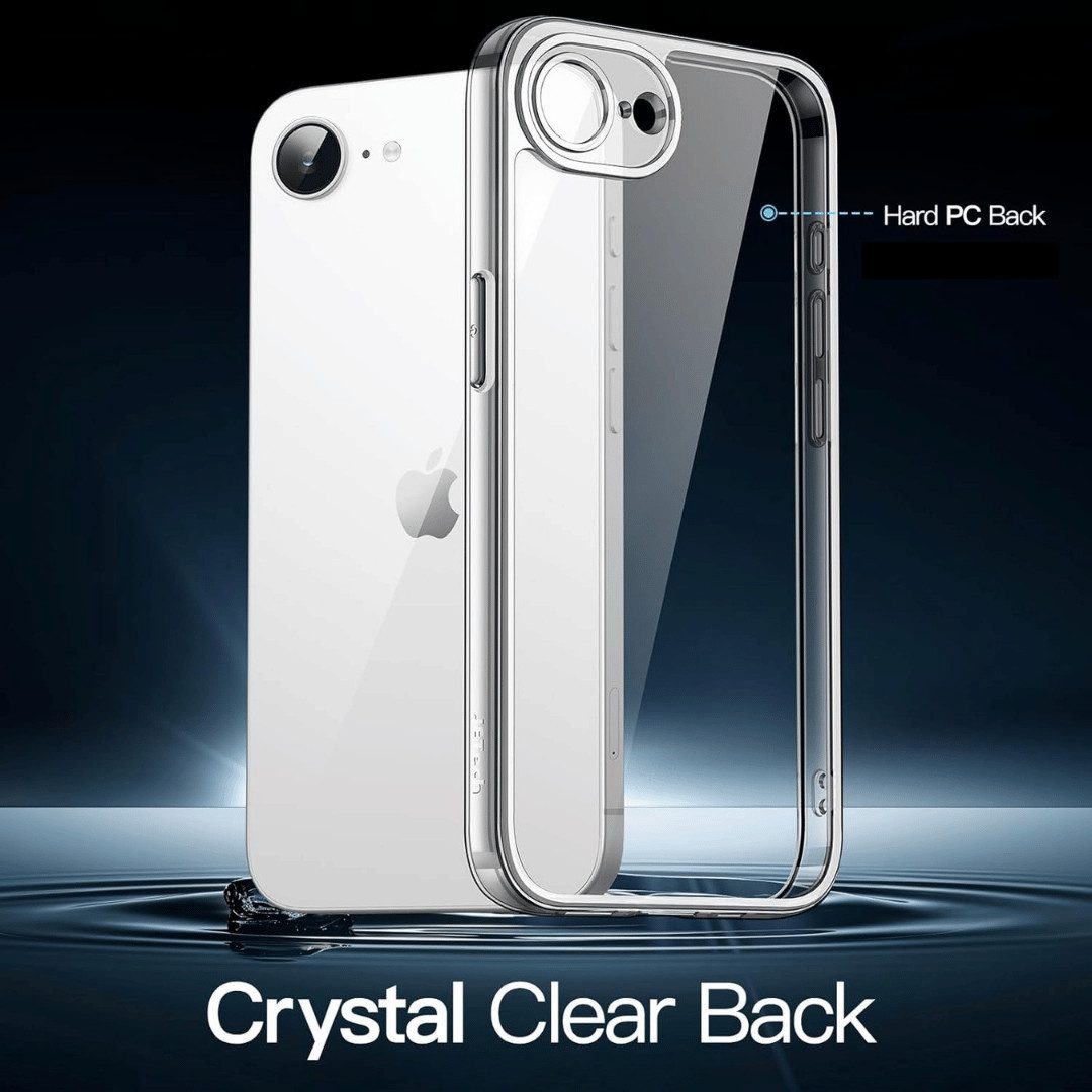 SmartUP Smartphone-Hülle für iPhone 17e Transparent Silikon Ultra Slim Case Handyhülle 6,1 Zoll, Silikon Schutzhülle mit Kameraschutz – Bild 3 von 5