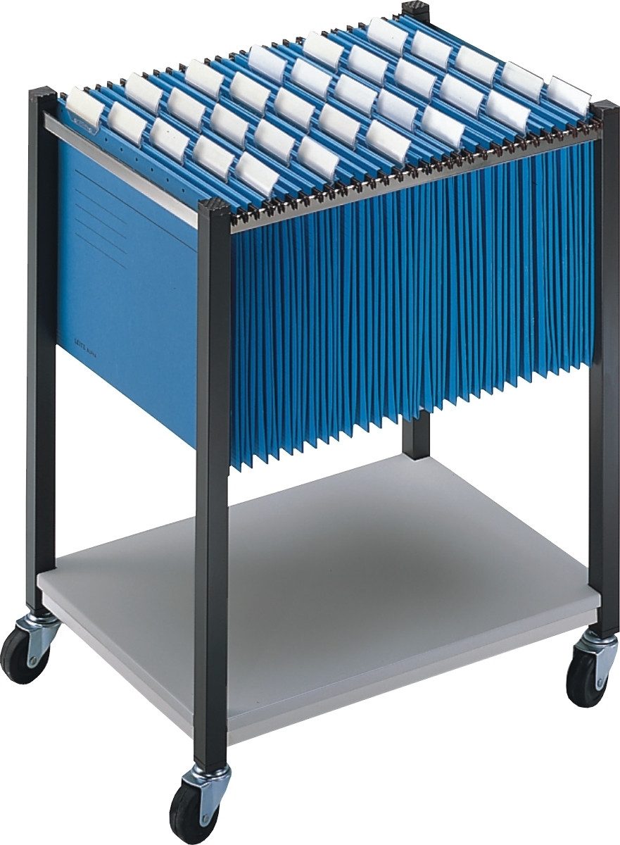 LEITZ Hefter Hängewagen 1-bahnig braun ohne Mappen