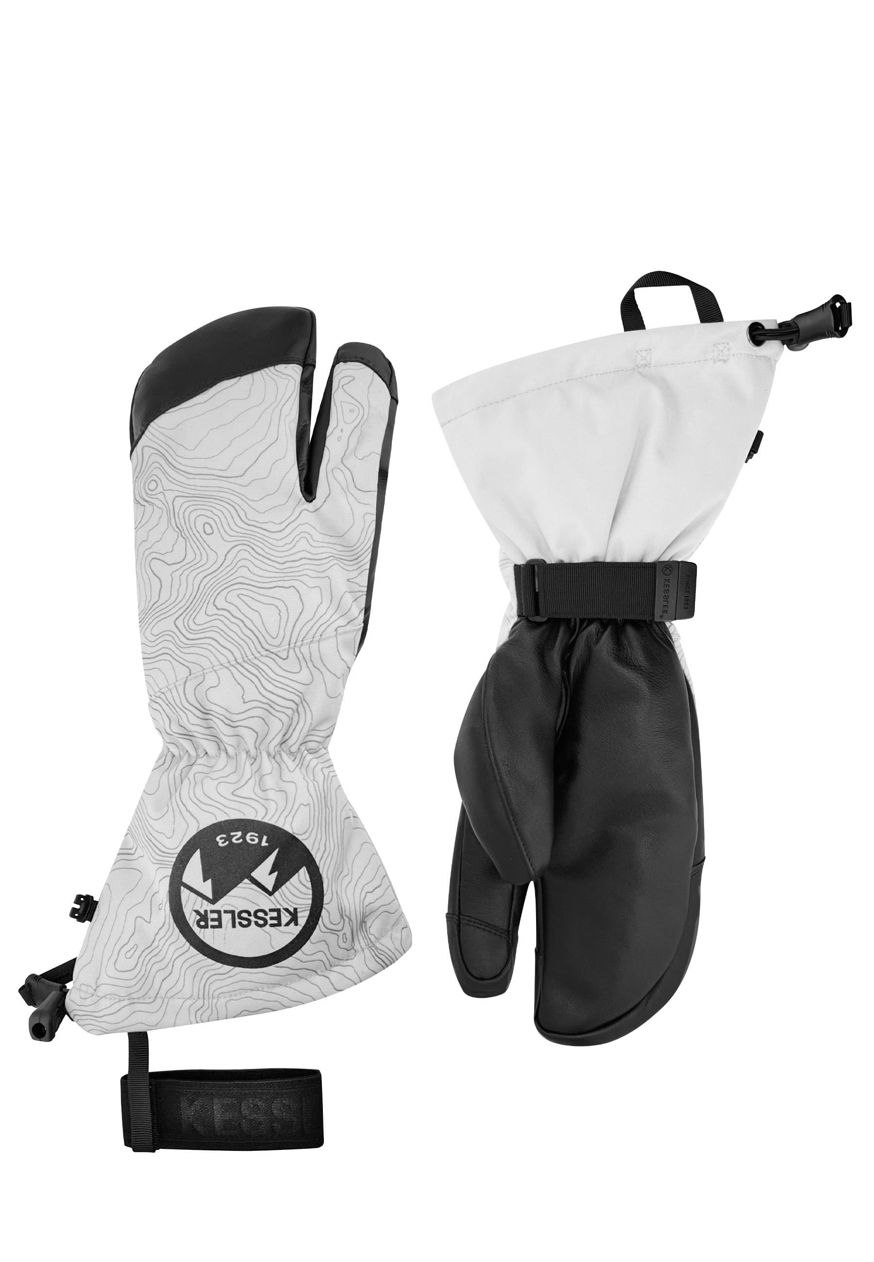 KESSLER Lederhandschuhe Modell Canmore (Paar, 1-St., Handschuhe) waterproof eVent® BIO membrane, PRIMALOFT® Gold insulation