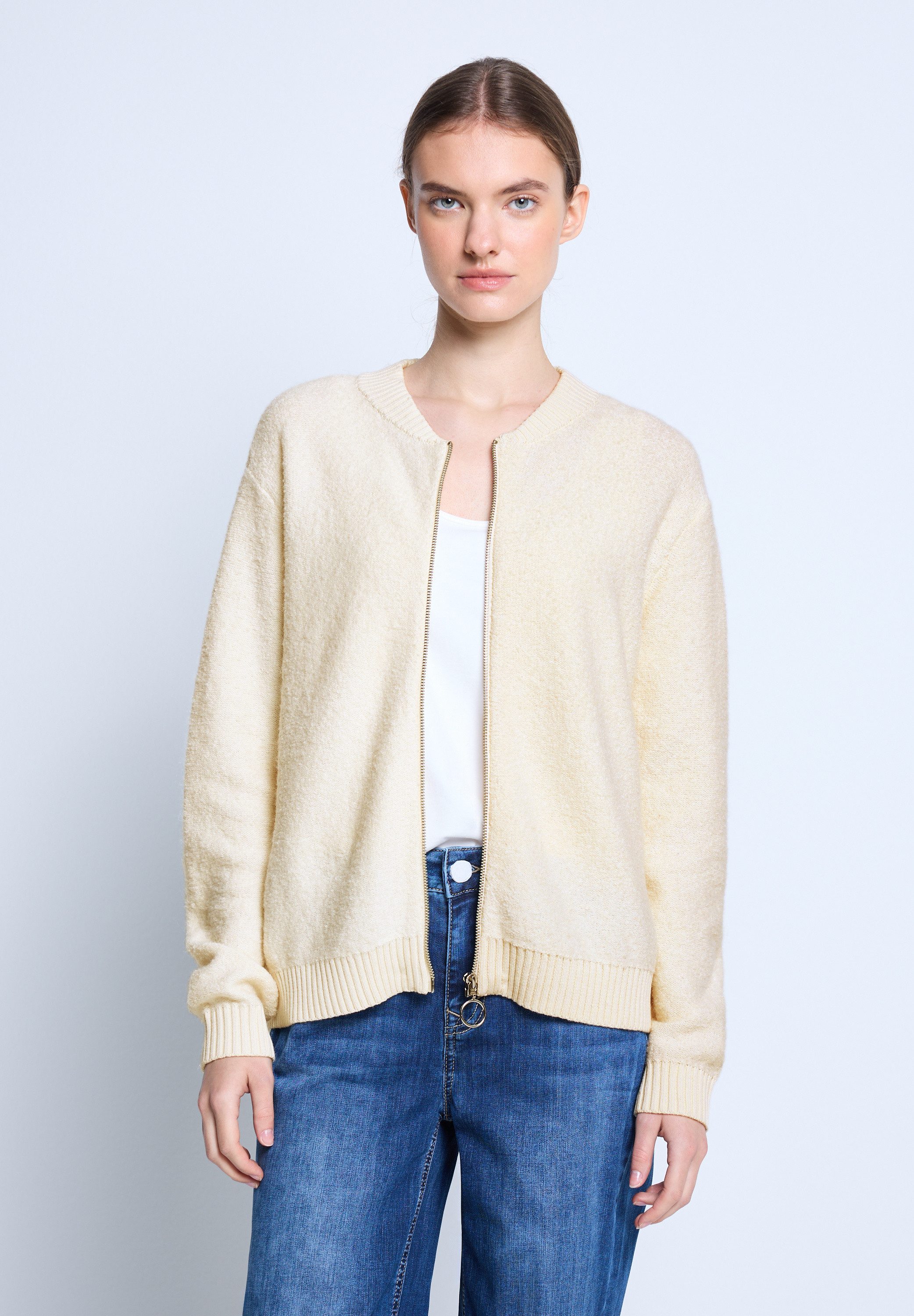STREET ONE STUDIO Cardigan Rundhalsausschnitt günstig online kaufen