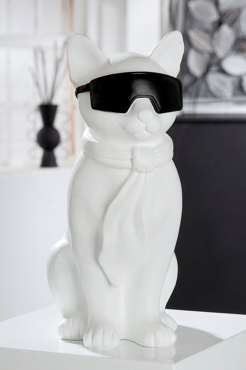 Casablanca by Gilde Tierfigur Katze mit Brille Hero Cat (1 St)