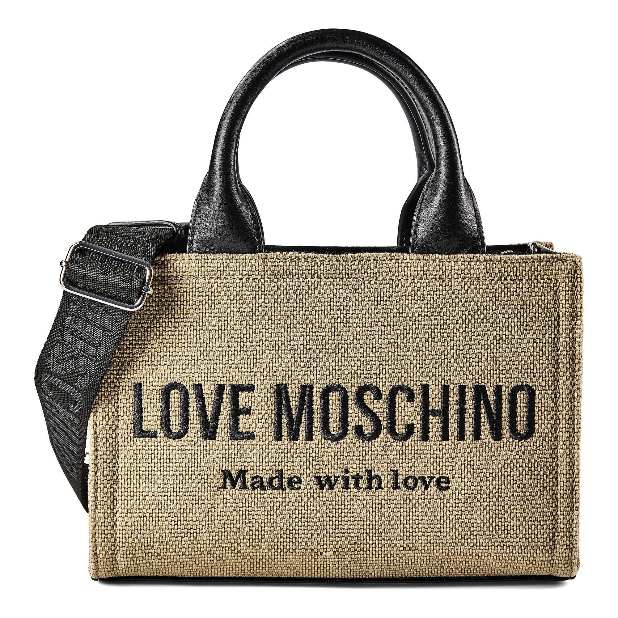 LOVE MOSCHINO Henkeltasche Cargo Canvas, Baumwolle