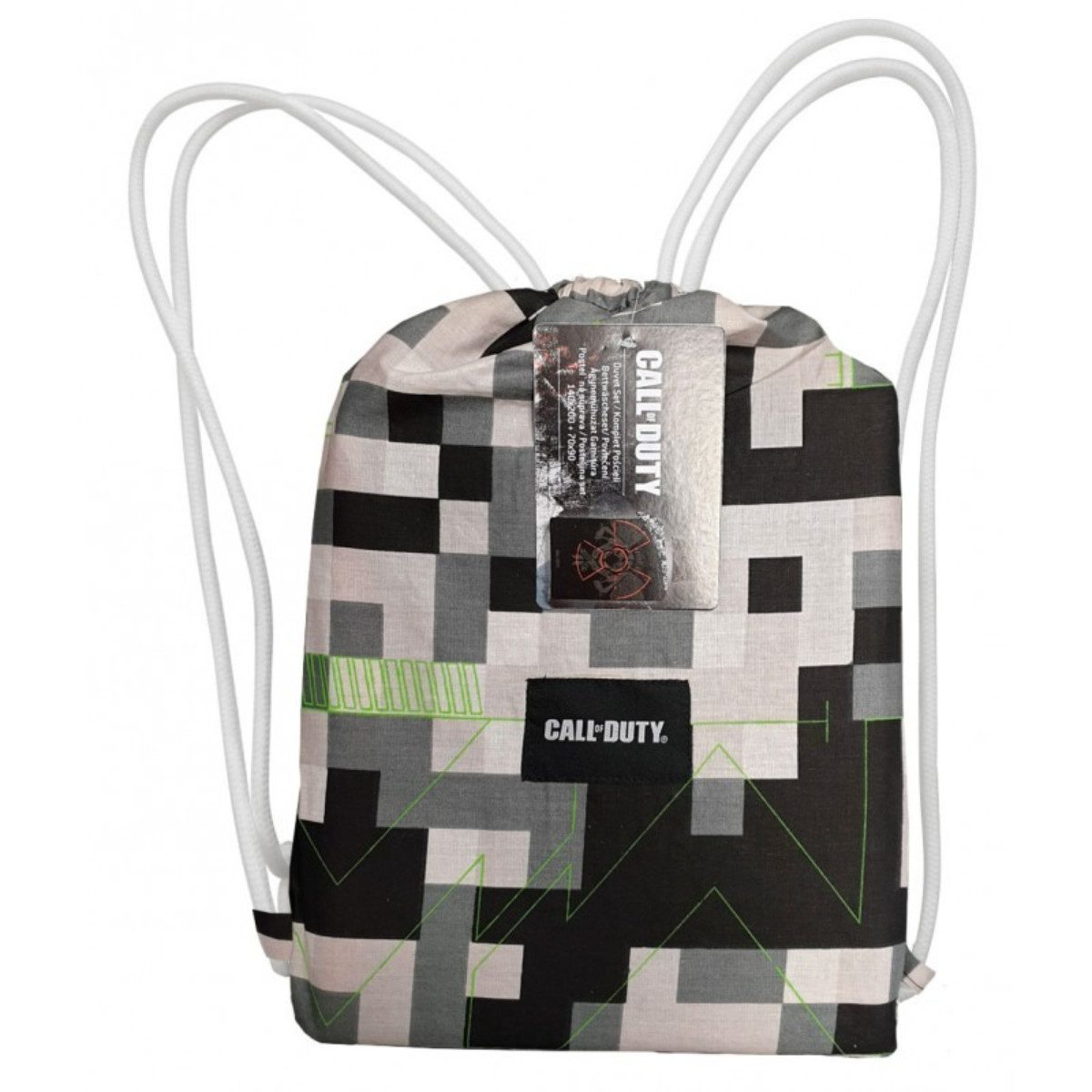 Call of Duty Bettwäsche Set Baumwolle Bettdeckenbezug 140 × 200 cm mit 70 × 90 cm Kissenbezug, 2 teilig