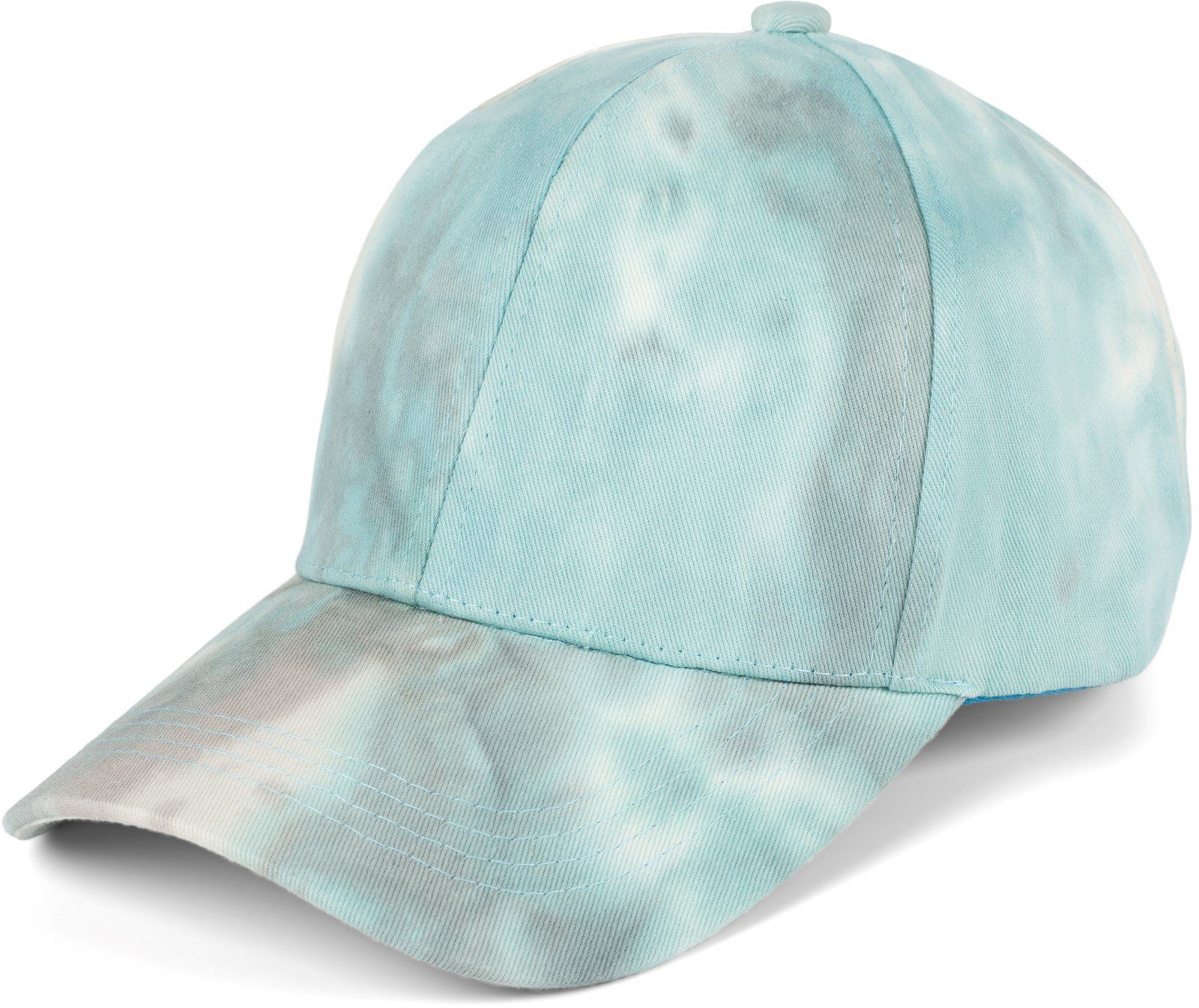 Baseball Cap Baseballcap Mint-Grau (1-St) mit Muster styleBREAKER Batik