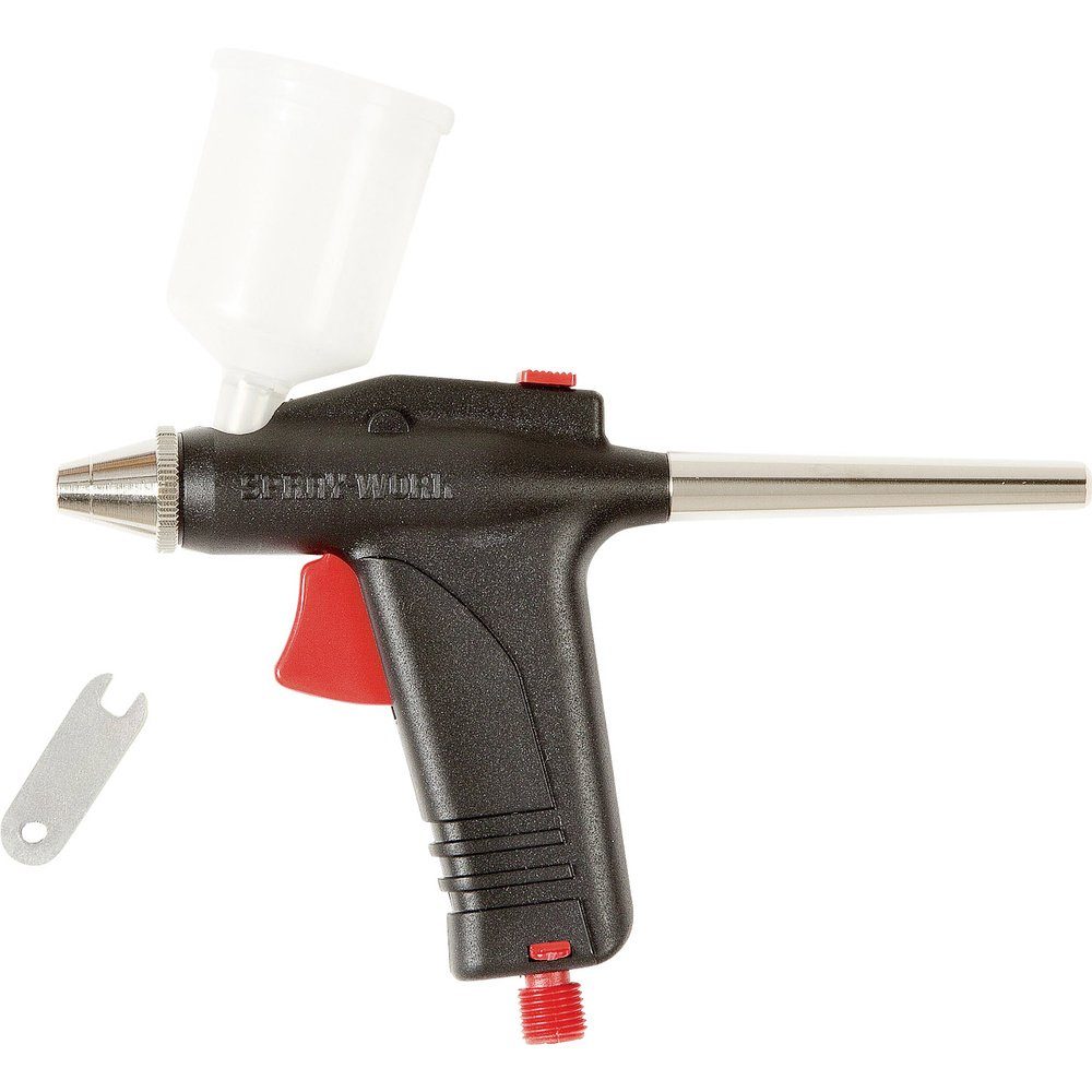 Tamiya Airbrushpistole Tamiya Spray-Work Basic Single Action Airbrush-Pistole Düsen-Ø 0.3 mm, Spray-Work Basic