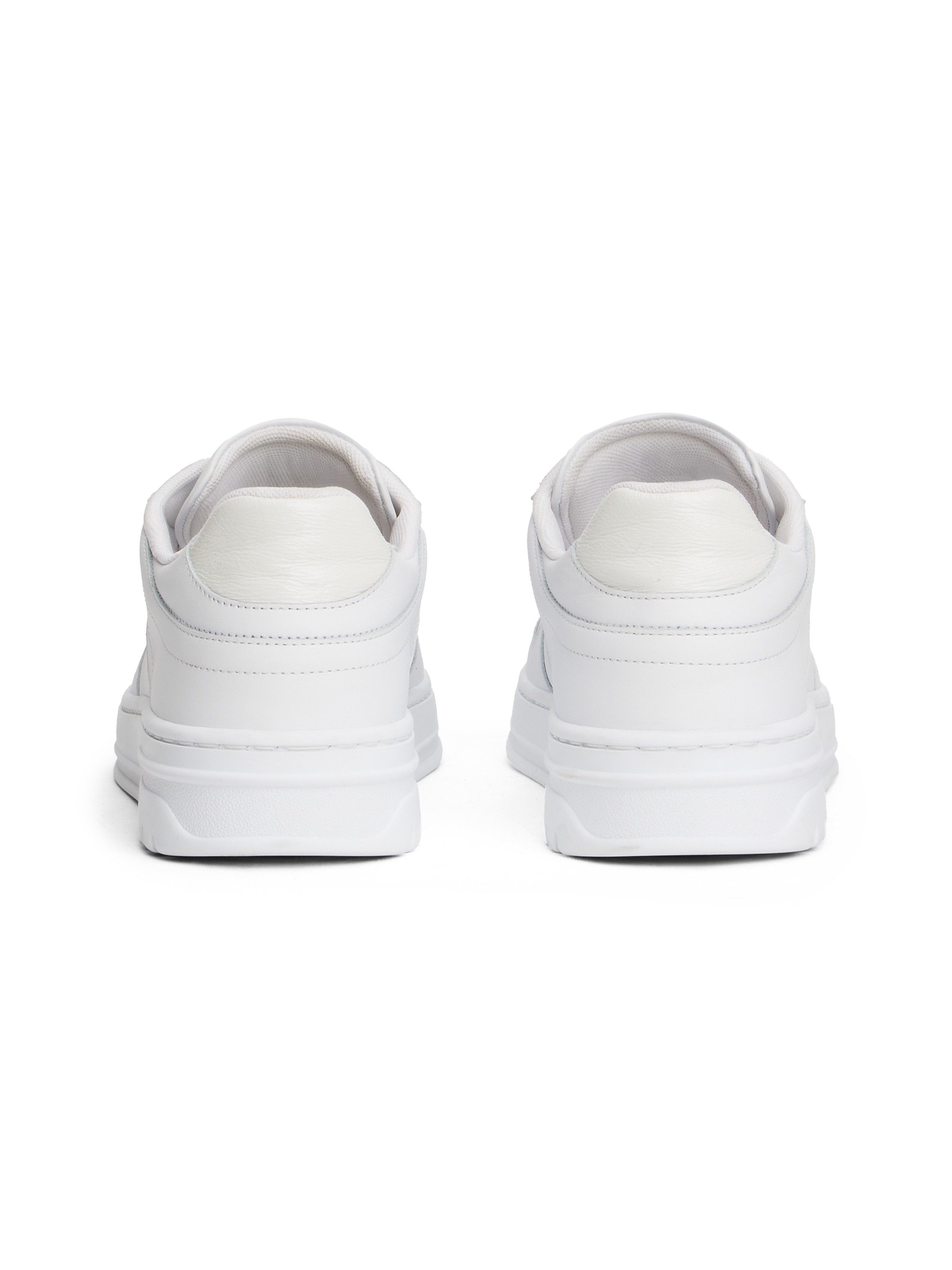 Tommy Hilfiger TH SPORTY CUPSOLE LEATHER Plateausneaker, Freizeitschuh, Halbschuh, Schnürschuh mit seitlichem Logo – Bild 3 von 5