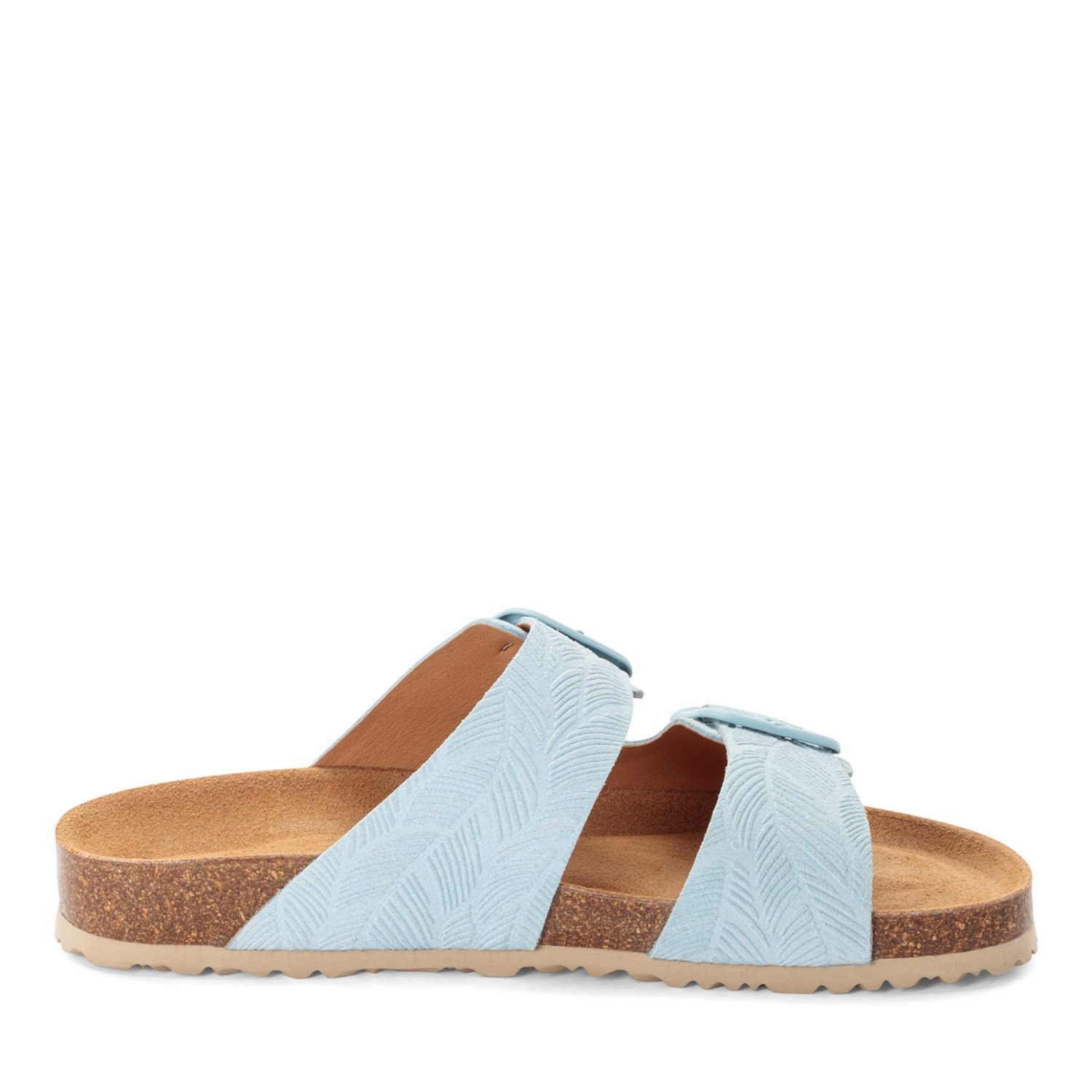 Tamaris Pantolette Sommerschuh, Hausschuh, Schlupfschuh mit floraler Prägung