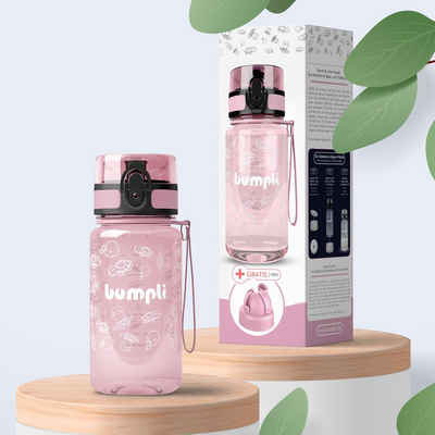 bumpli® Trinkflasche »Trinkflasche 350ml (Strohhalmdeckel)«, BPA-frei, auslaufsicher, spülmaschinenfest, für kalte und warme Getränke, geeignet für Kinder ab 3 Jahren