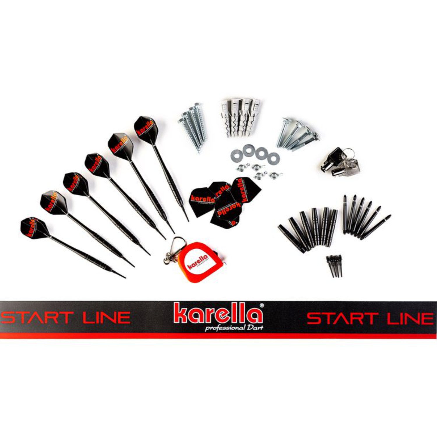 Karella Dartautomat "E-MASTER Wandgerät" mit Münzeinwurf (mit Dartpfeilen)