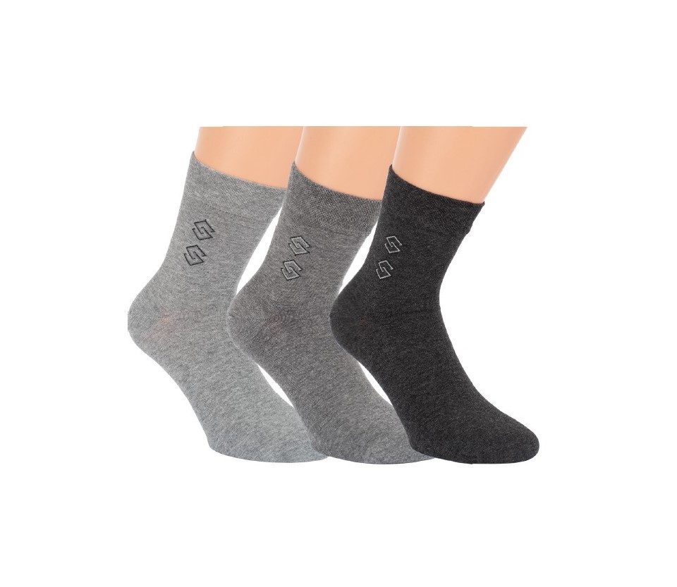 RS Harmony Socken 3 Paar RS. Harmony 32069 Kurzschaftstrumpf silbertöne 39-42, 43-46