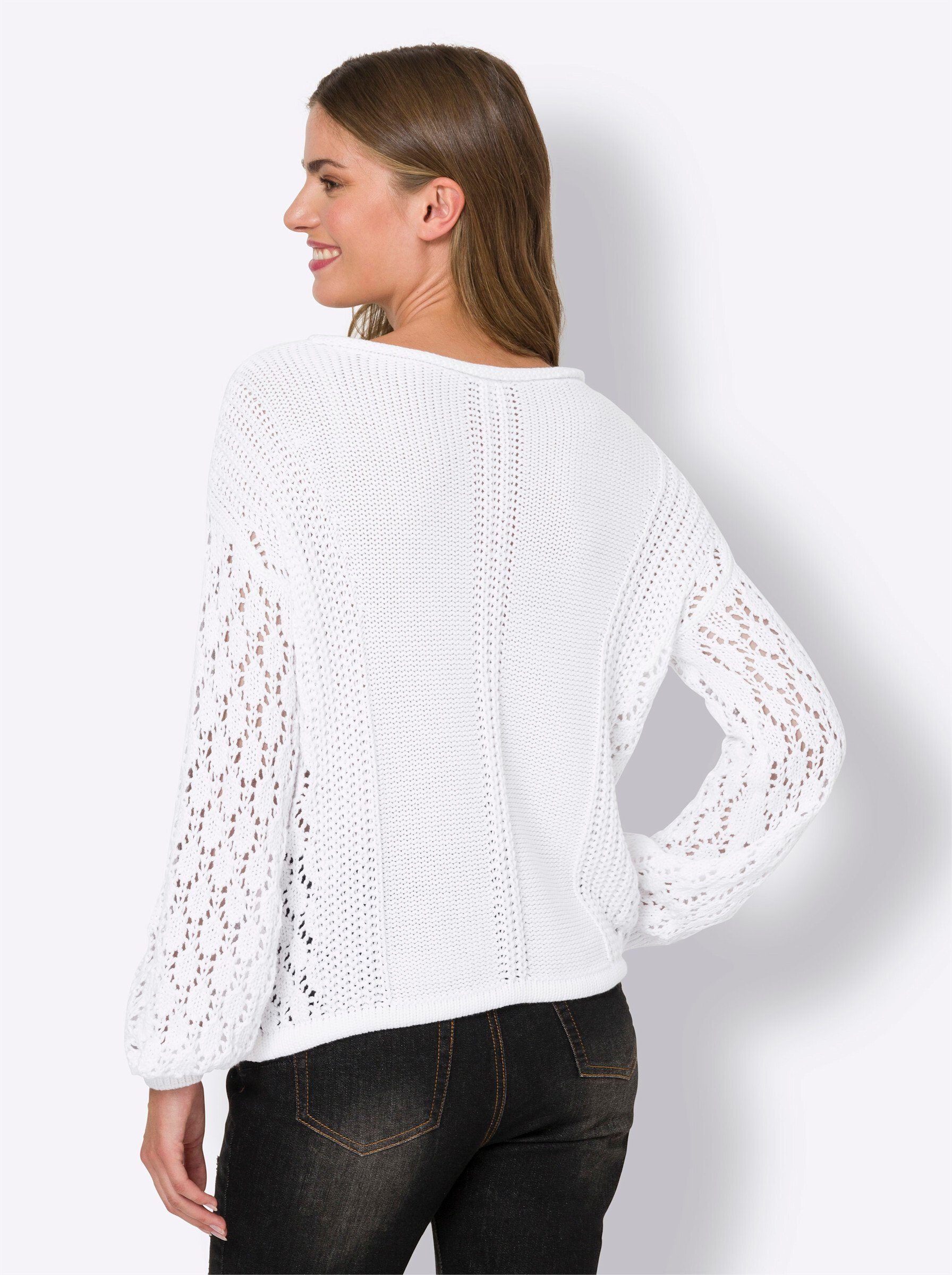 weiß heine Strickpullover