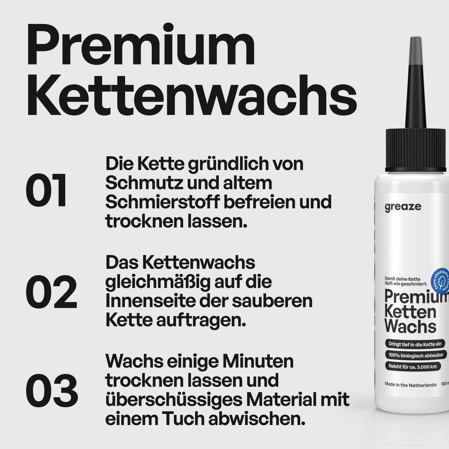 greaze Fahrradketten Fahrrad Reinigungssets Kettenwachs