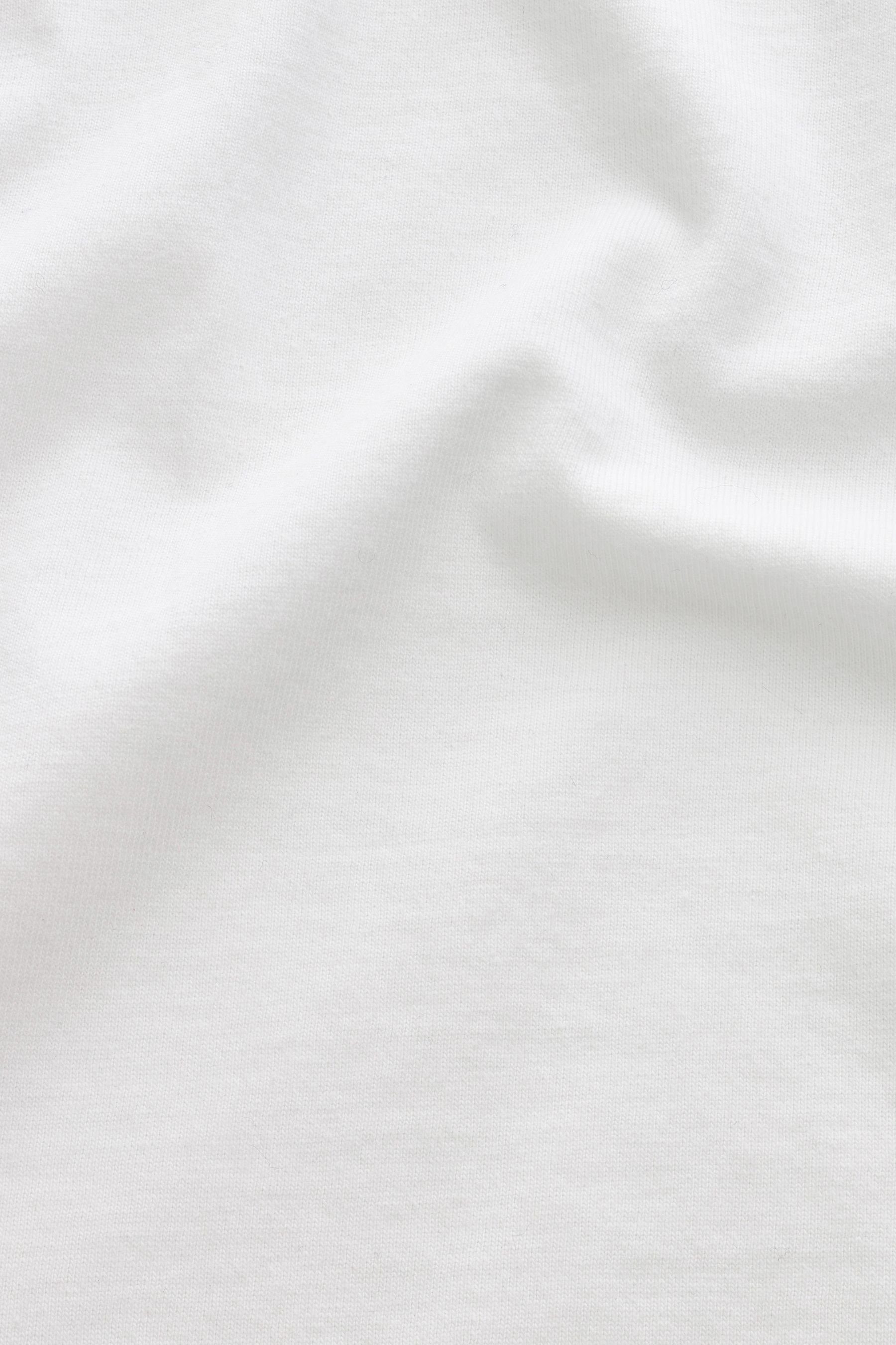 Next T-Shirt T-Shirt mit White/Green (1-tlg) Grafikprint