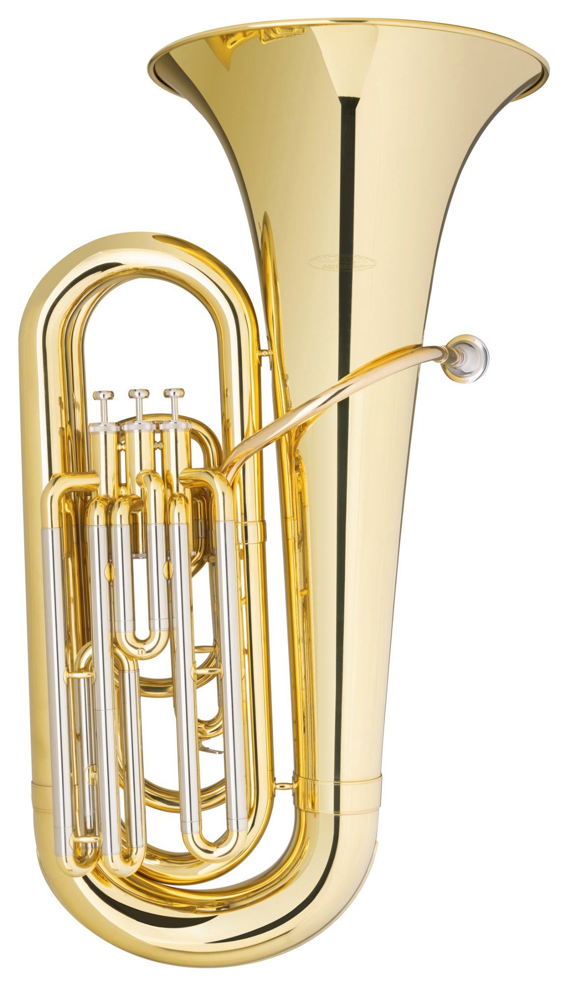 Tuba T-170 3/4 Junior Bb Tuba - 3 Perinet-Ventile - Mundrohr: Goldmessing