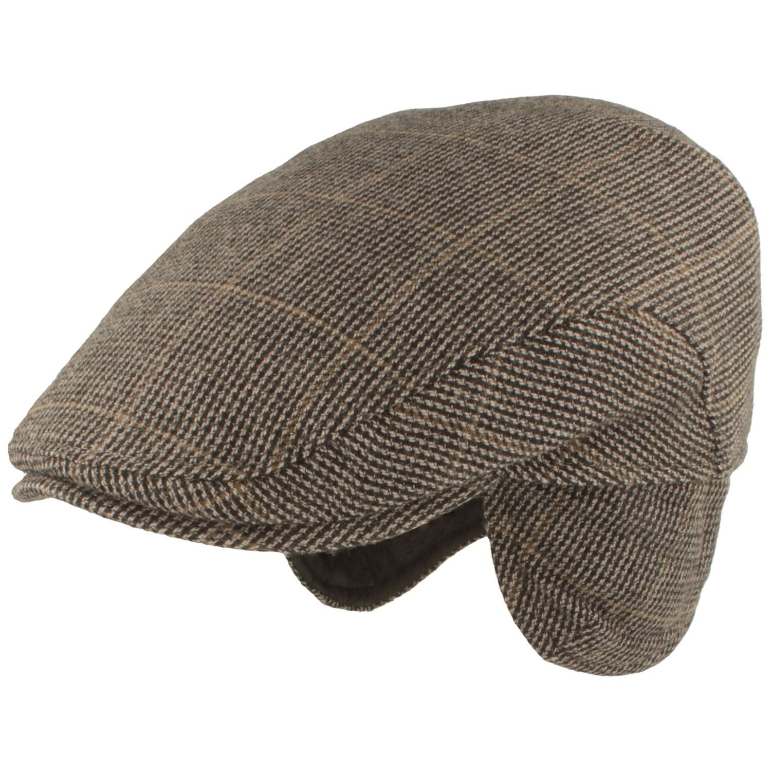 Breiter Schiebermütze Flache Schiebermütze aus Wolle günstig online kaufen