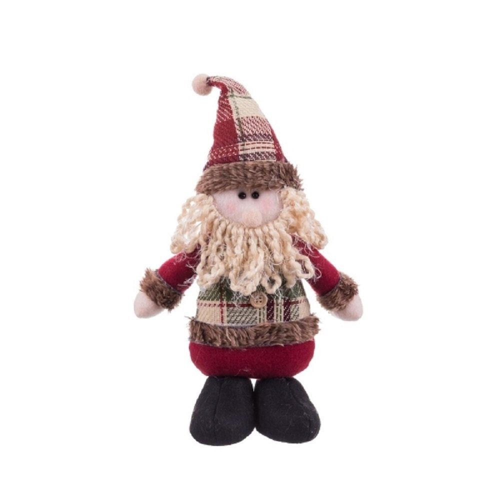 DOTMALL Weihnachtshaus Weihnachtsschmuck Weihnachtsmann Puppe 25cm