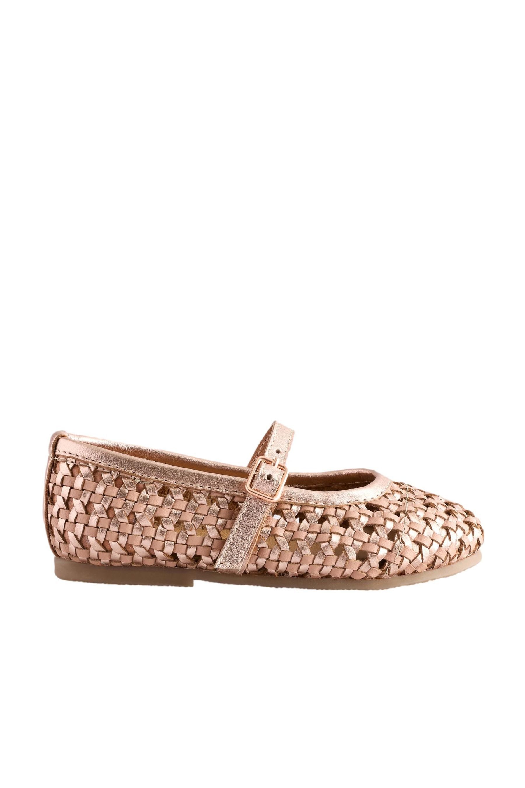 Next Geflochtene Mary-Jane-Schuhe aus Leder Mary-Jane-Schuhe (1-tlg)
