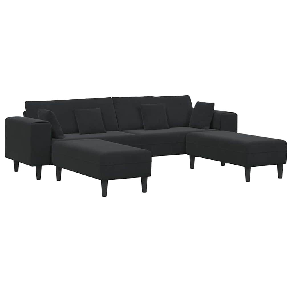 vidaXL Sofa Samt Sofa mit Kissen günstig online kaufen