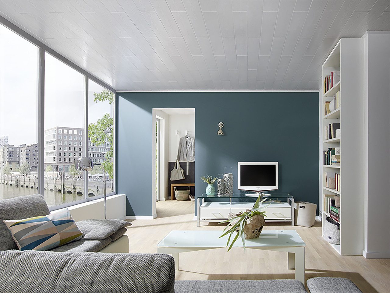Thumbnail - Decosa Deckenplatten Decosa Deckenpaneele Stockholm, Esche weiß