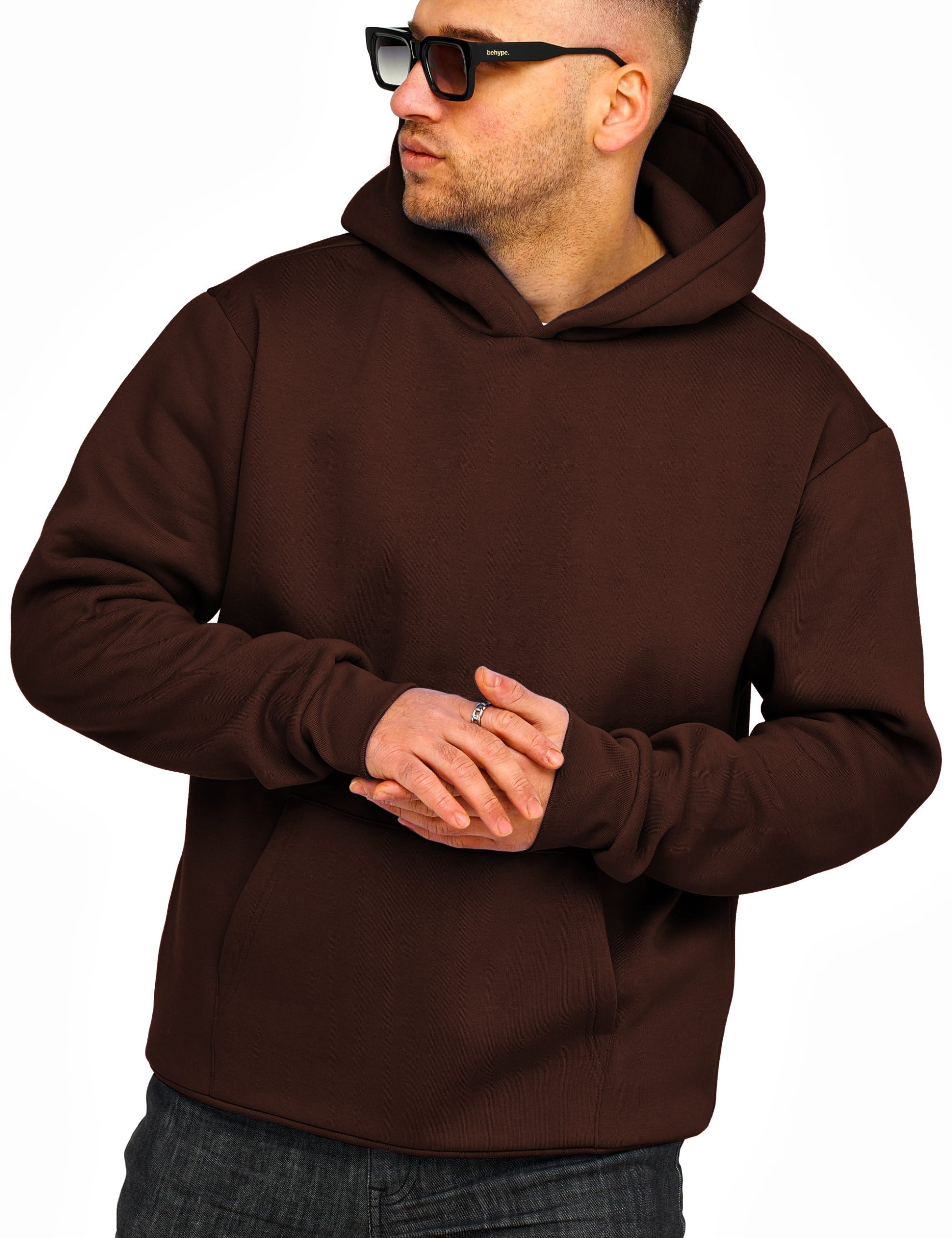 DAILY COTTON Hoodie DCTALGAR Herren Basic Kapuzenpullover Oversized Raglan günstig online kaufen